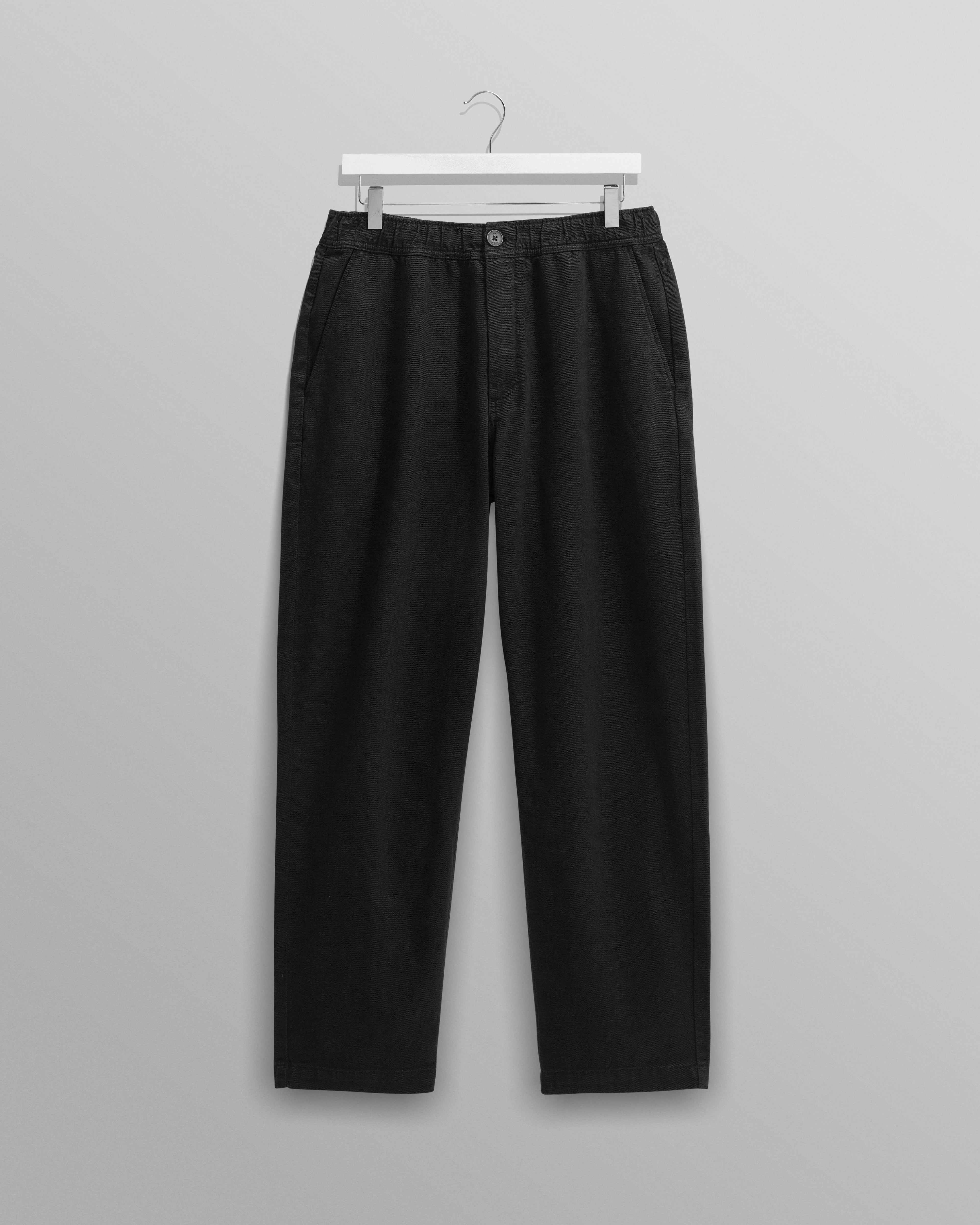 Kurt - Black Organic Cotton Trousers