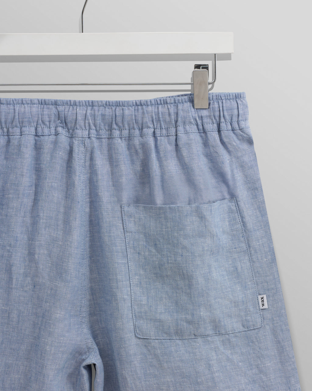 Kurt - Blue Two-Tone Linen Shorts