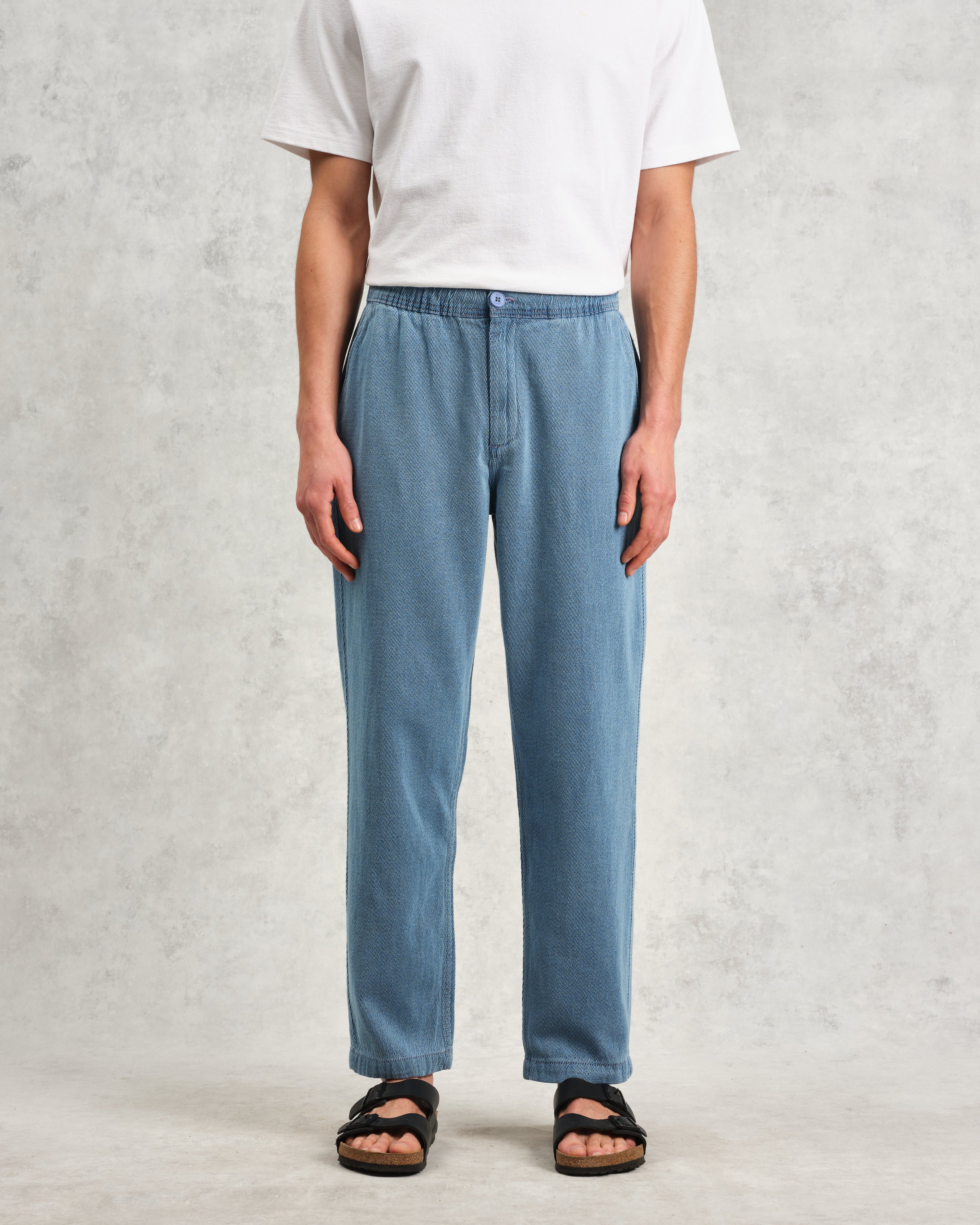 Kurt - Indigo Organic Cotton Trousers