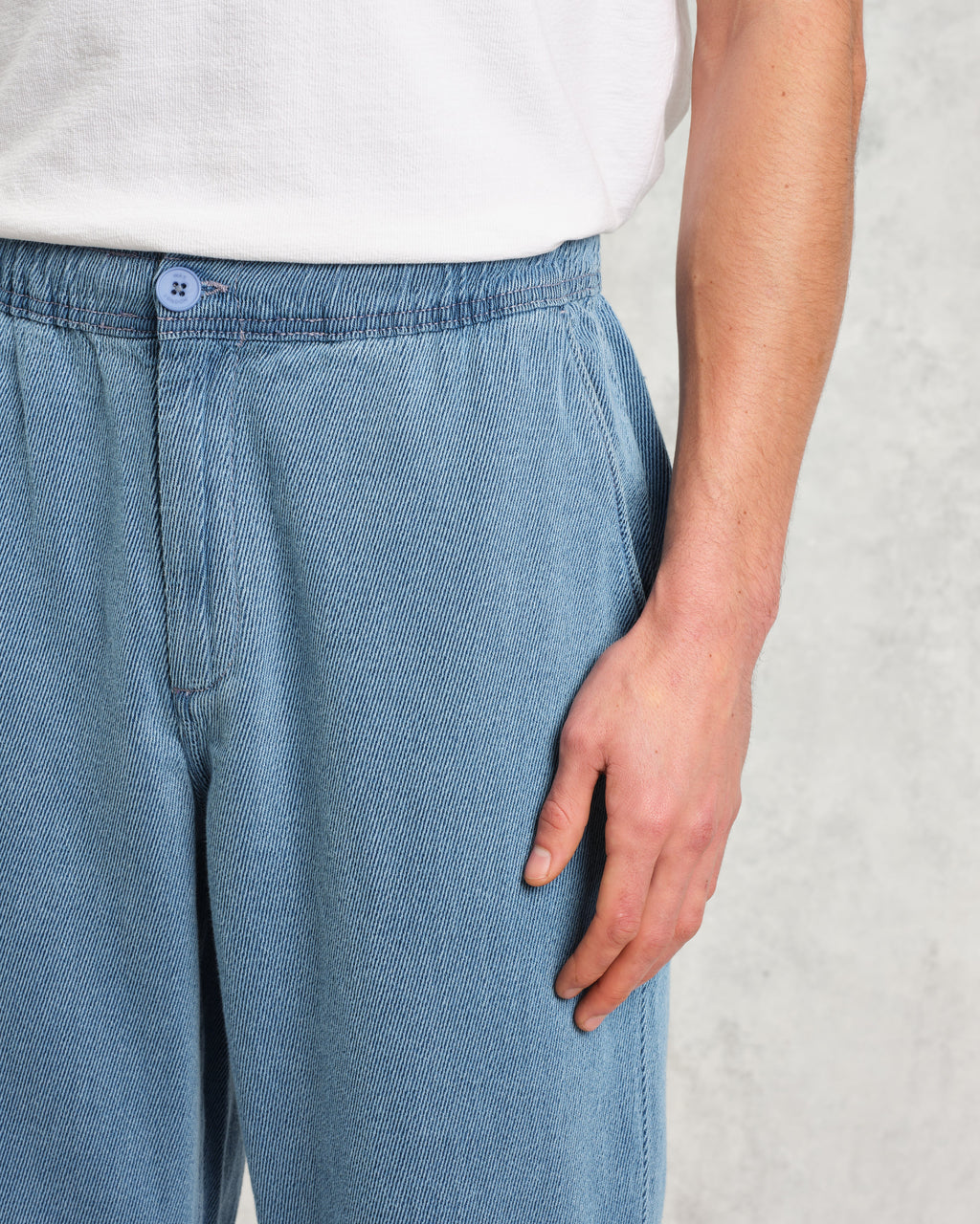Kurt - Indigo Organic Cotton Trousers