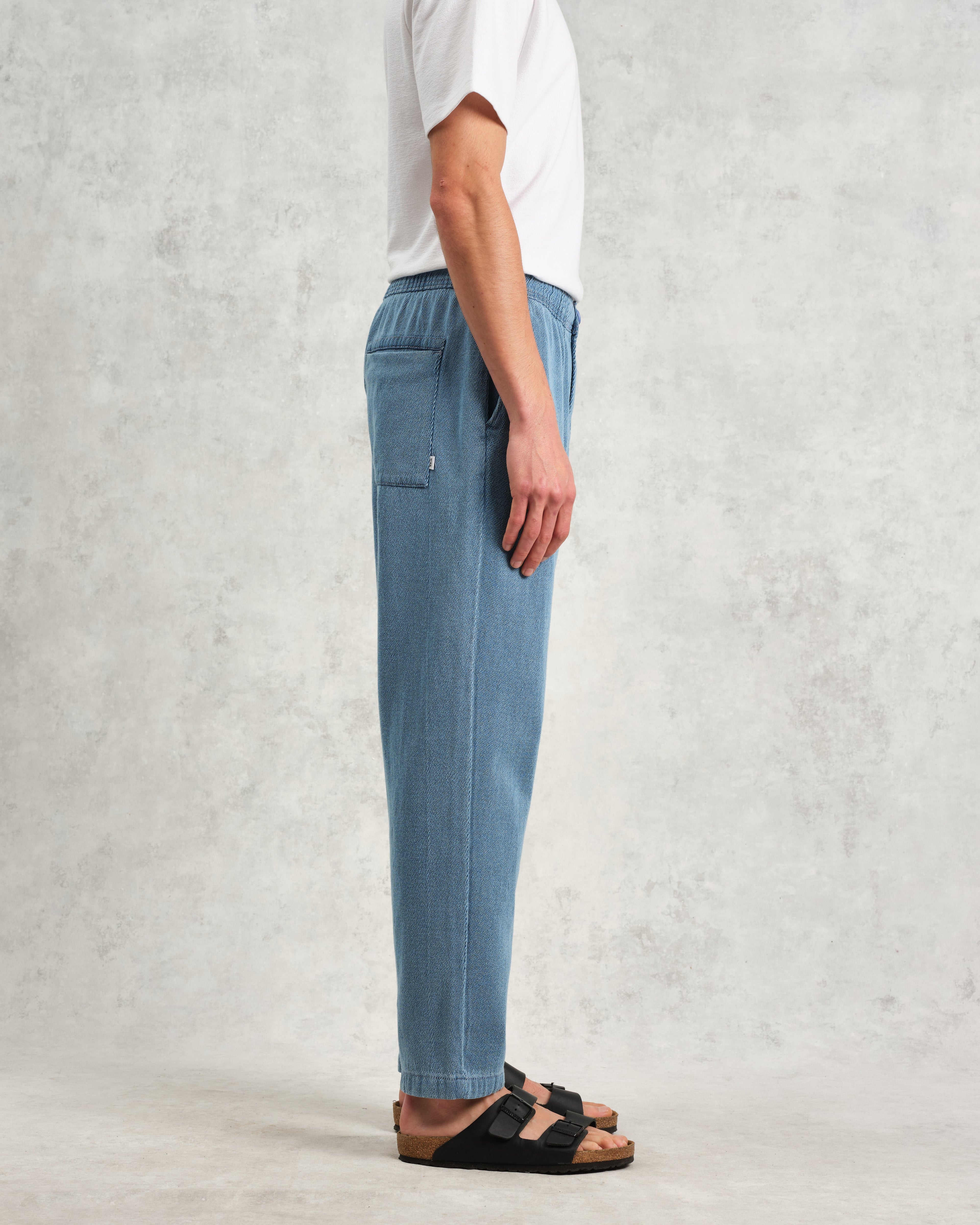 Kurt - Indigo Organic Cotton Trousers