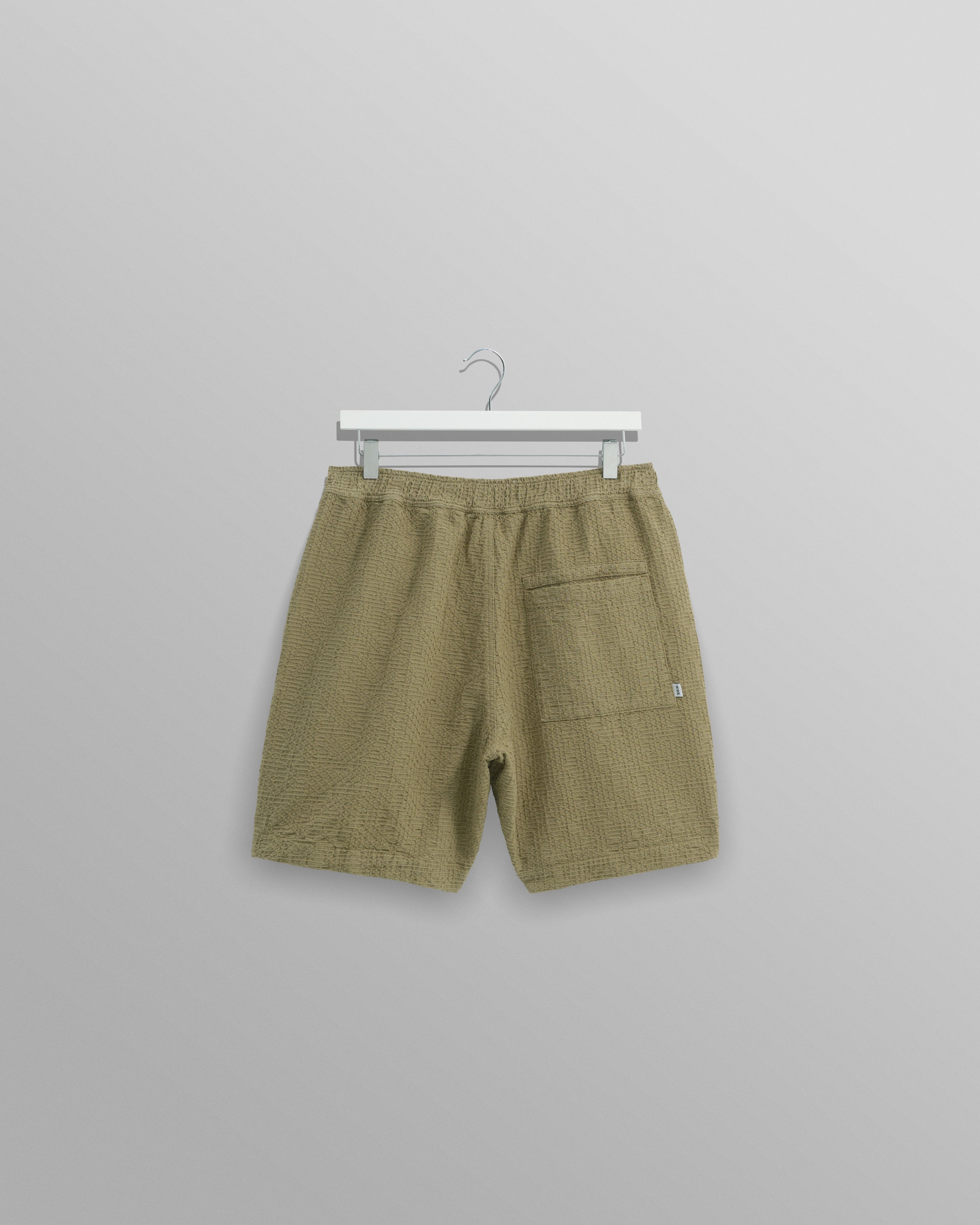 Kurt - Khaki Honeycomb Cotton Shorts