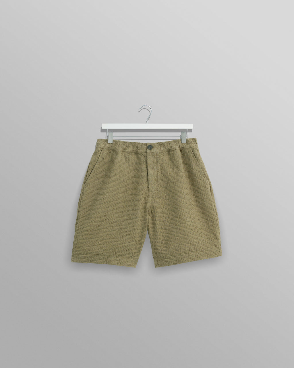 Kurt - Khaki Honeycomb Cotton Shorts