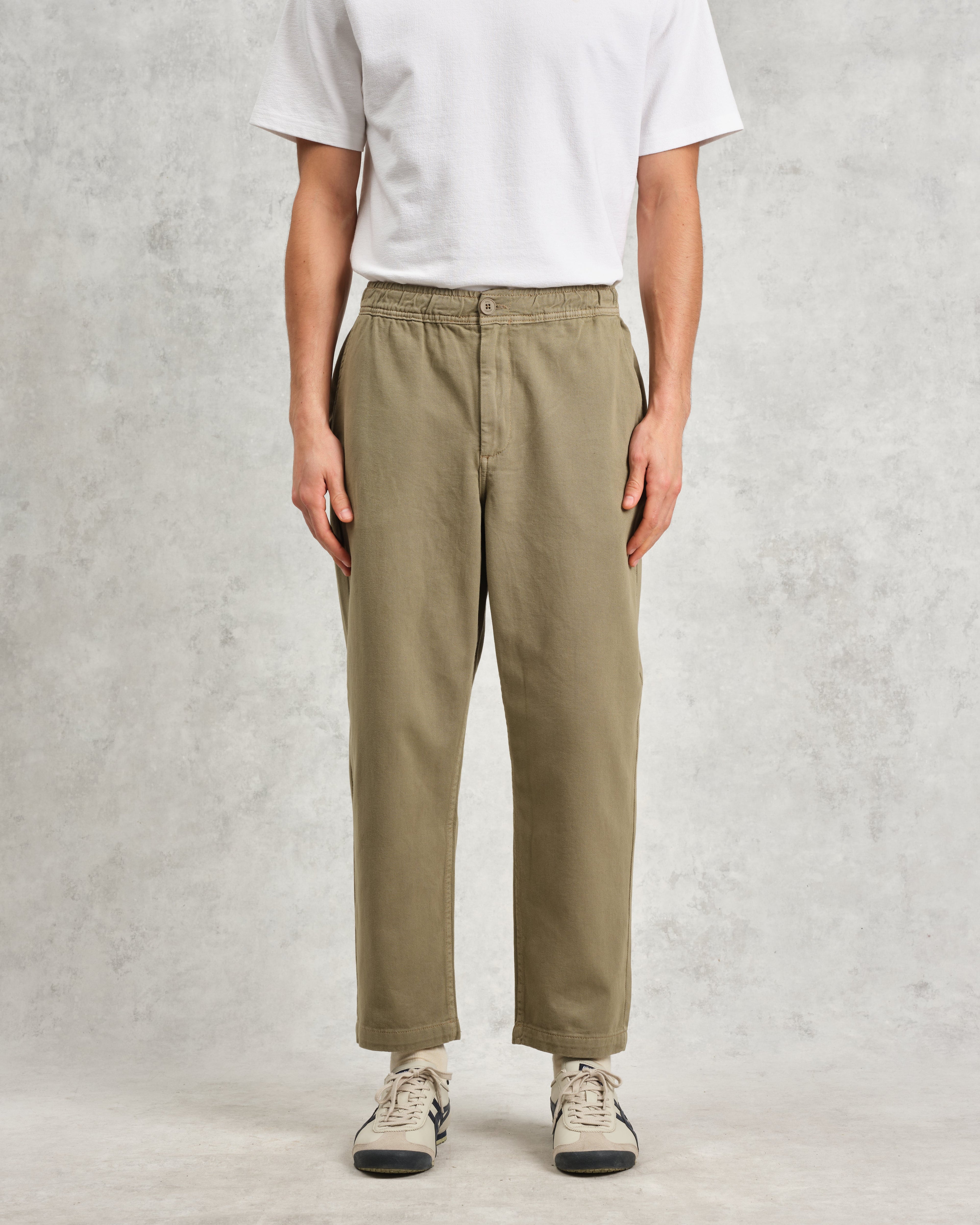 Kurt - Light Khaki Organic Cotton Trousers
