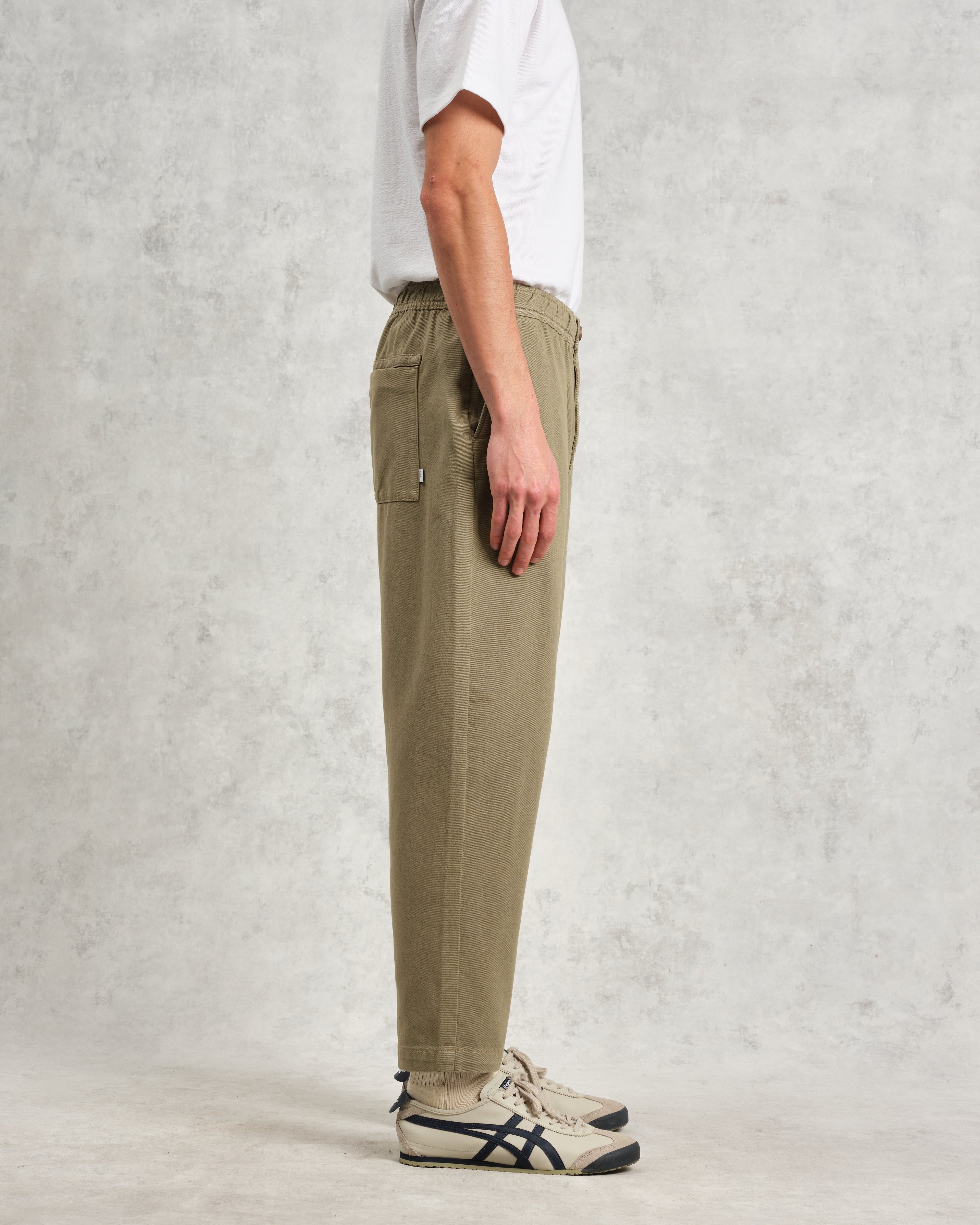 Kurt - Light Khaki Organic Cotton Trousers