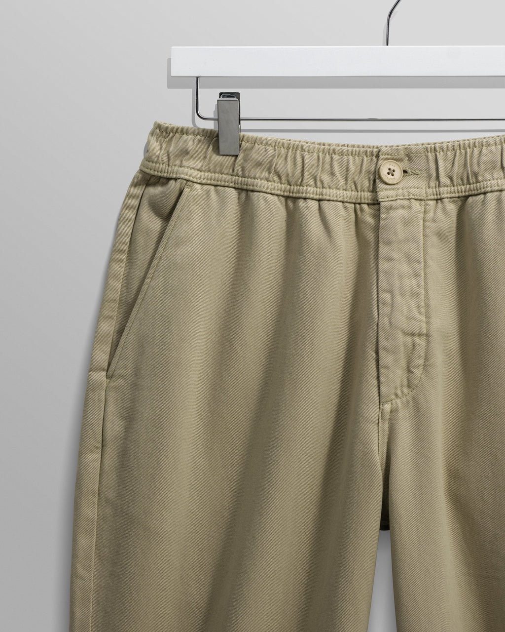 Kurt - Light Khaki Organic Cotton Trousers