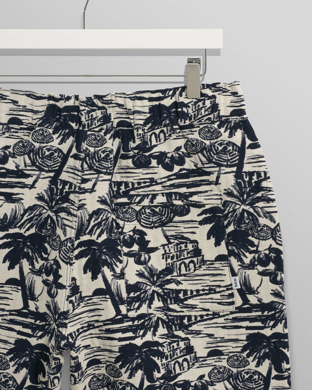Kurt - Navy And Ecru Beach Jacquard Shorts