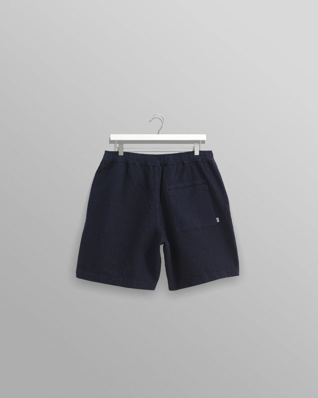 Kurt - Navy Honeycomb Cotton Shorts