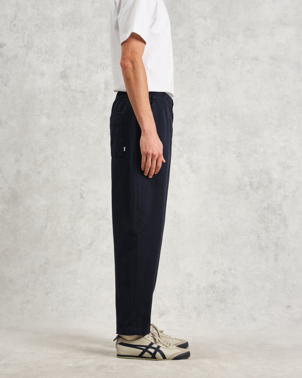 Kurt - Navy Organic Cotton Trousers
