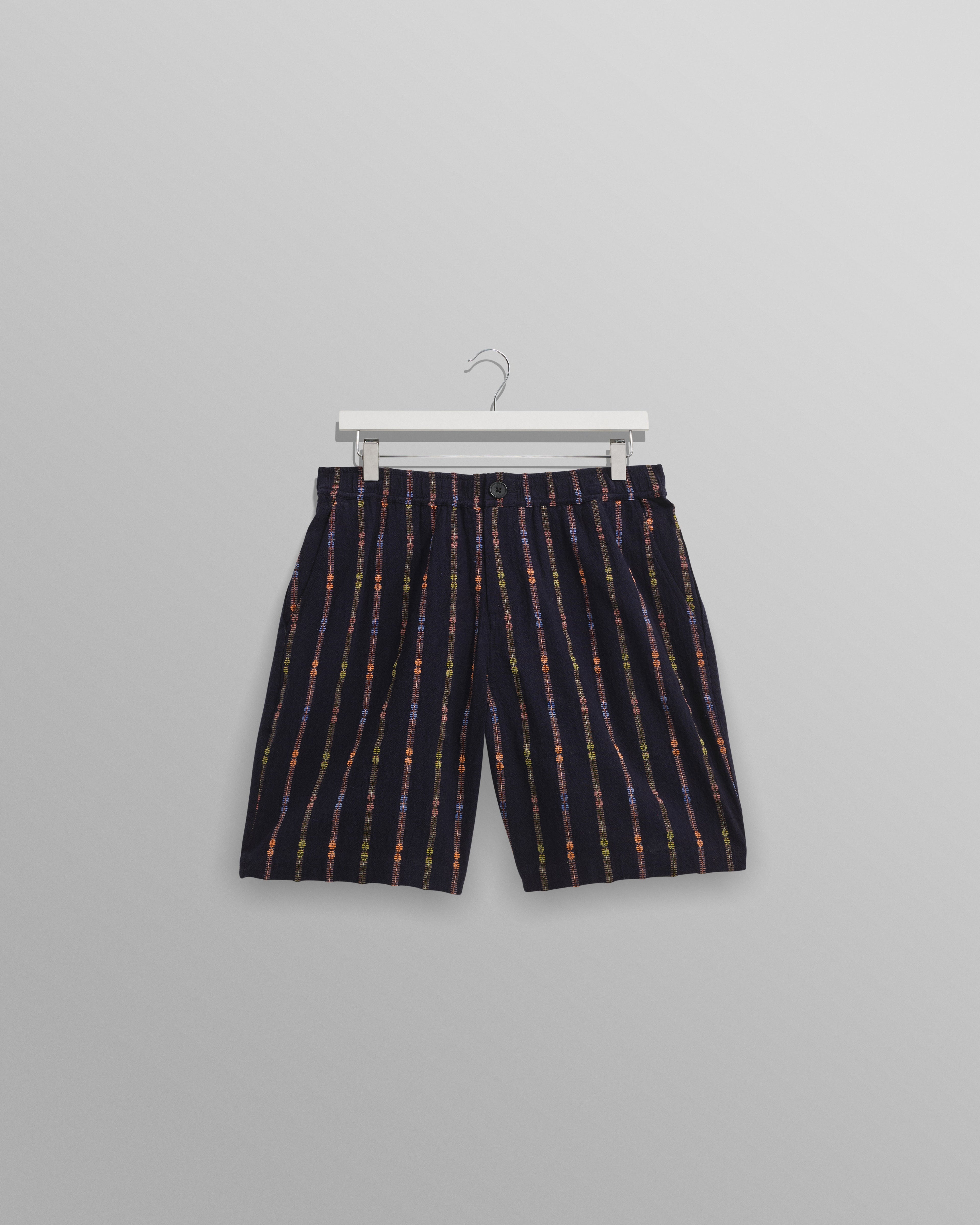 Kurt - Navy Stripe Shorts