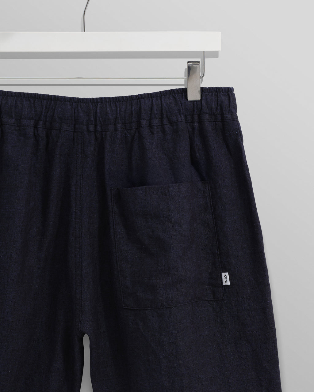 Kurt - Navy Two-Tone Linen Shorts