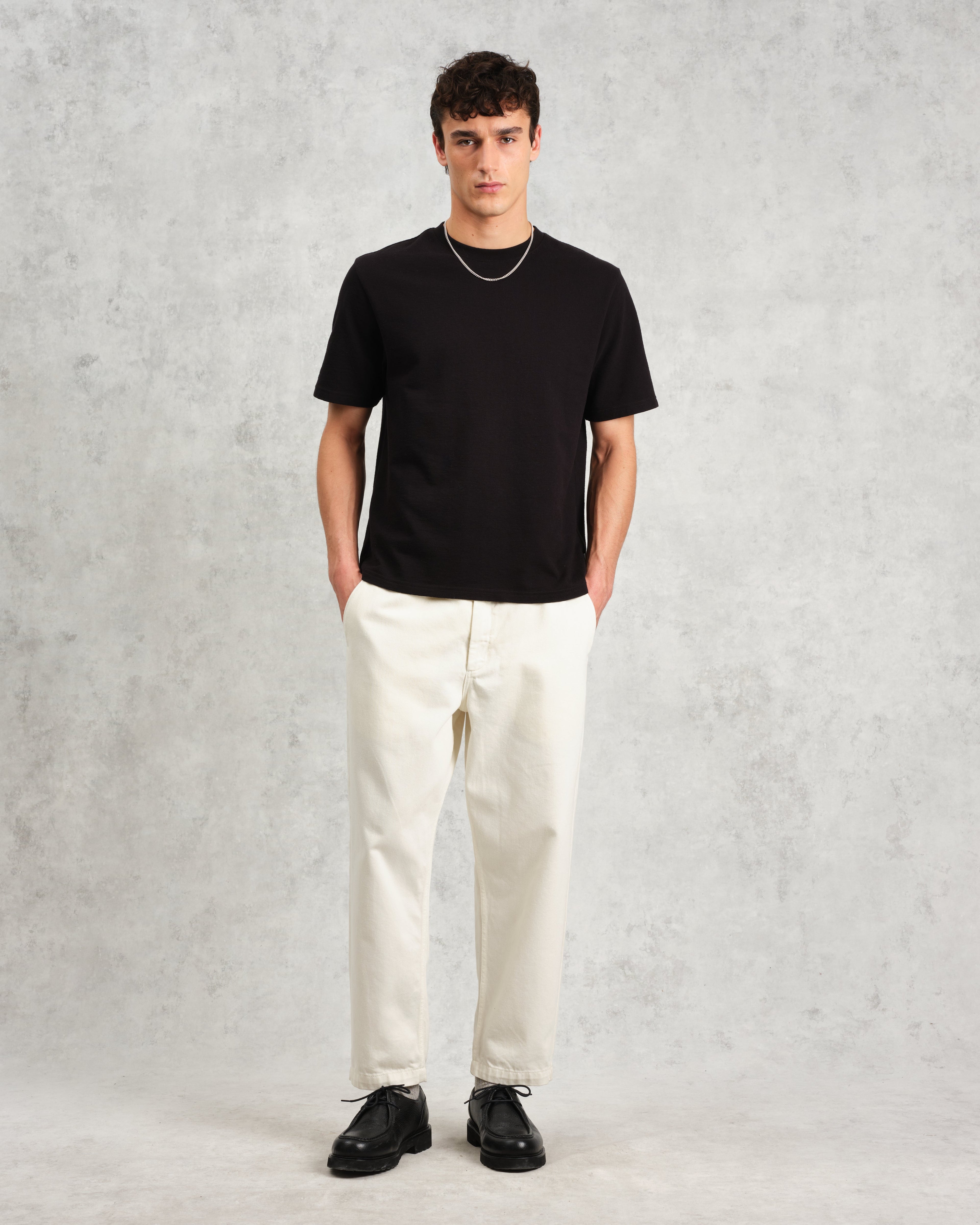 Kurt - Off White Organic Cotton Trousers
