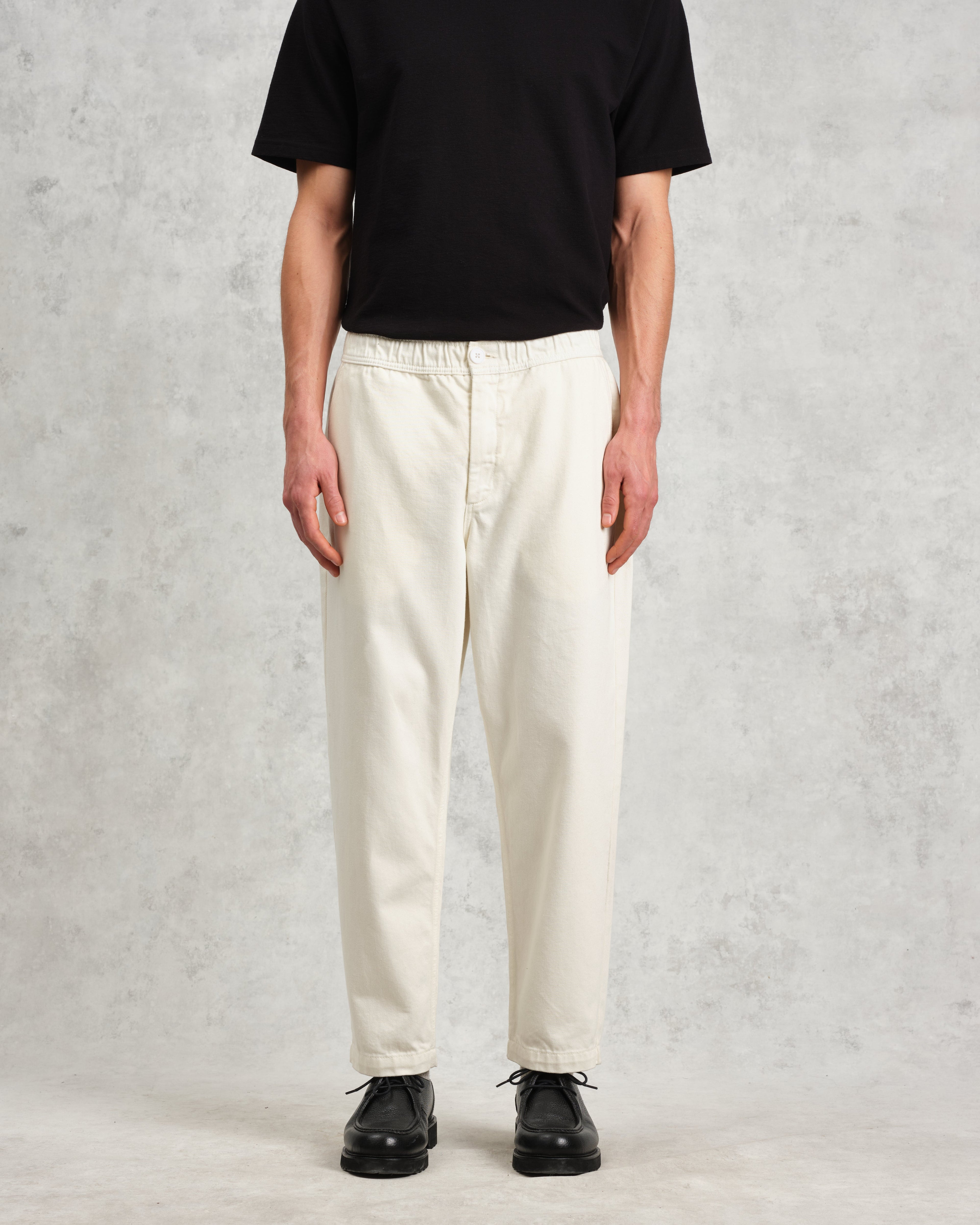 Kurt - Off White Organic Cotton Trousers