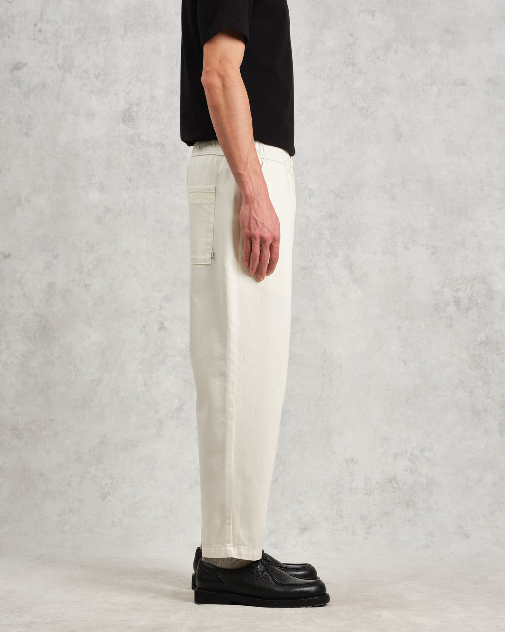 Kurt - Off White Organic Cotton Trousers