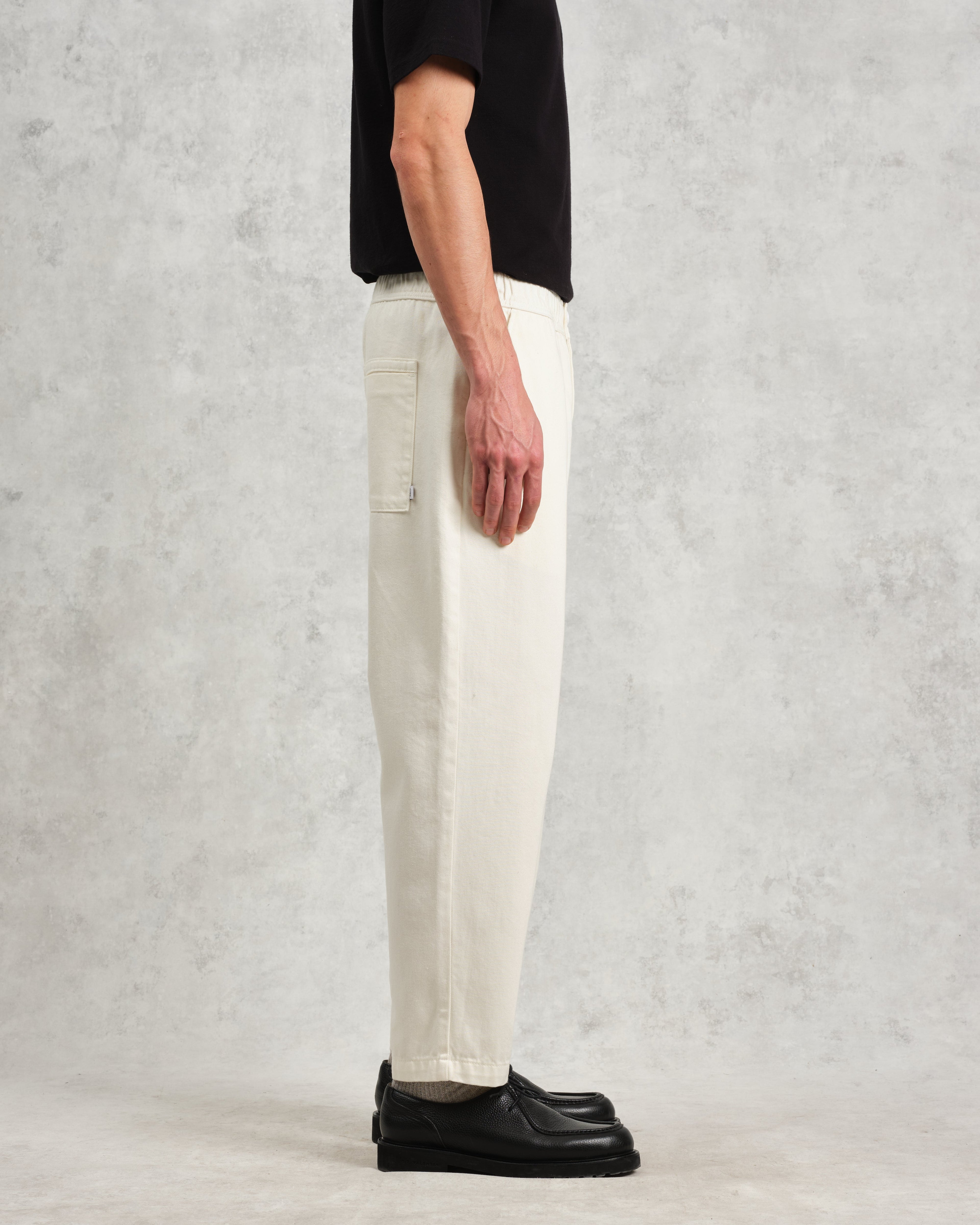 Kurt - Off White Organic Cotton Trousers