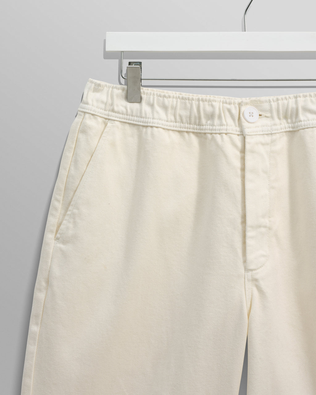 Kurt - Off White Organic Cotton Trousers