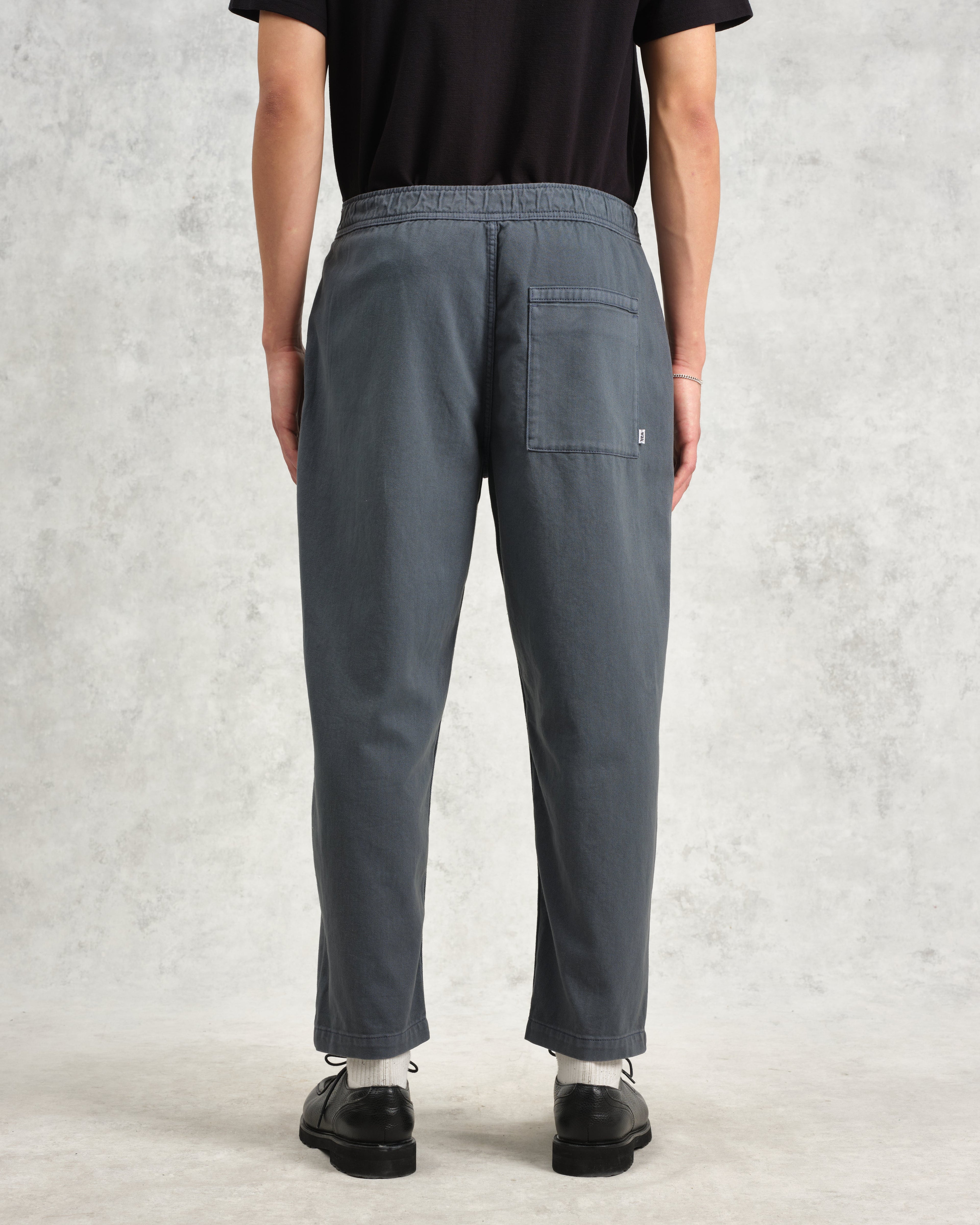 Kurt - Petrol Blue Organic Cotton Trousers