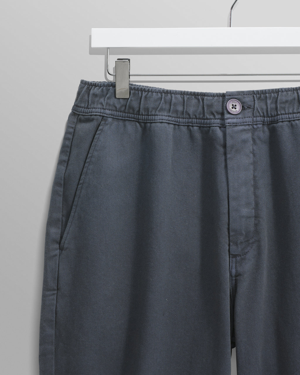 Kurt - Petrol Blue Organic Cotton Trousers