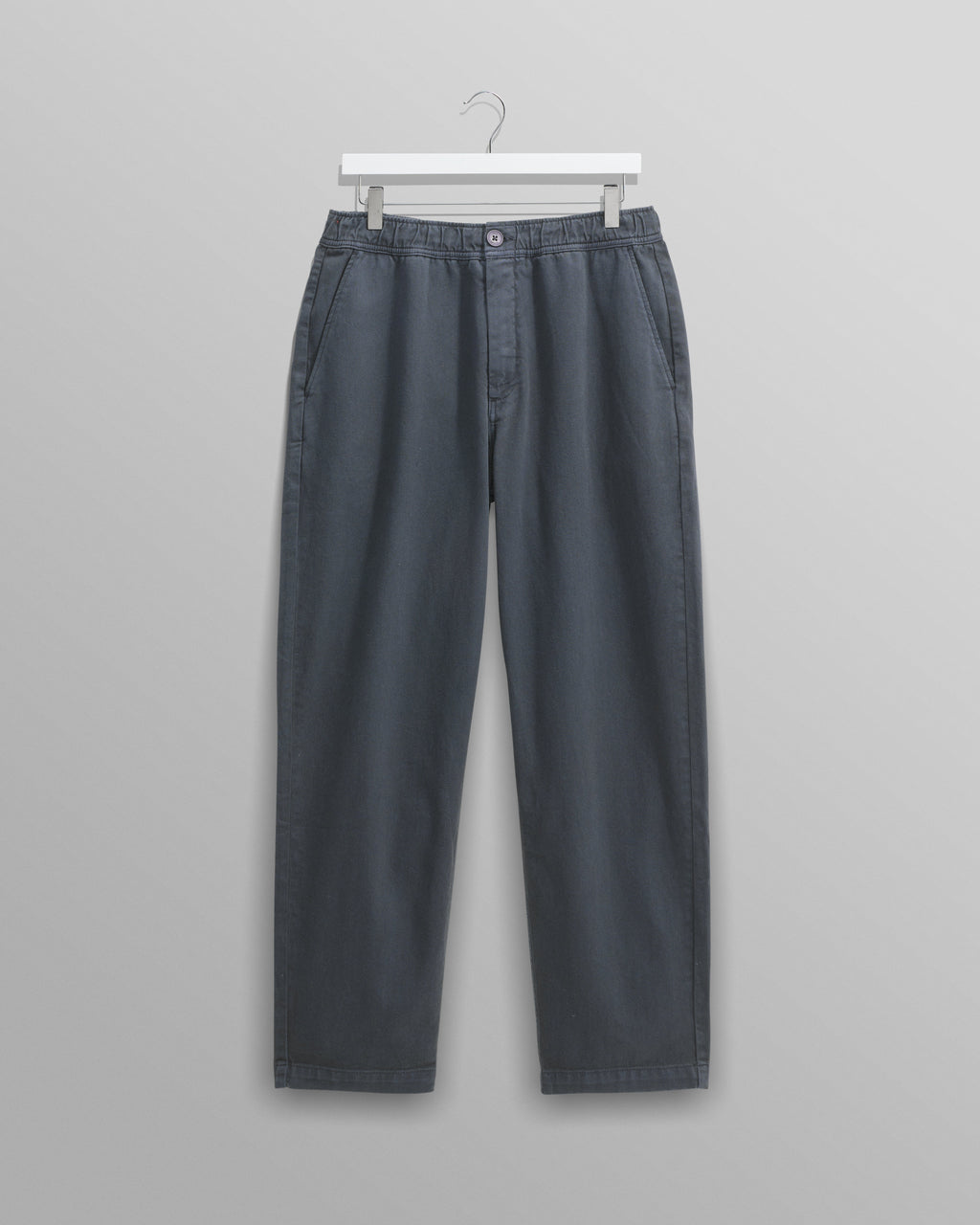 Kurt - Petrol Blue Organic Cotton Trousers