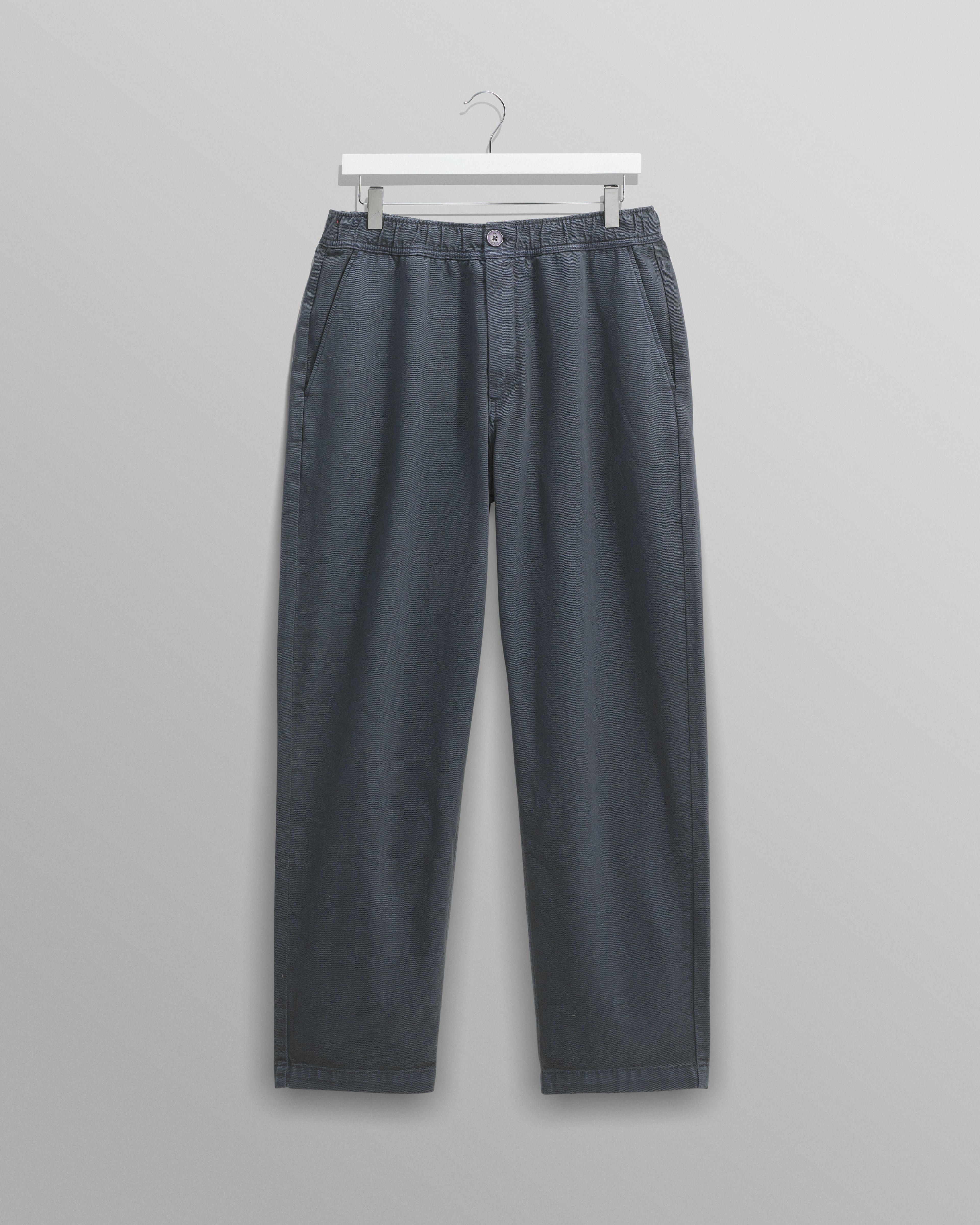 Kurt - Petrol Blue Organic Cotton Trousers