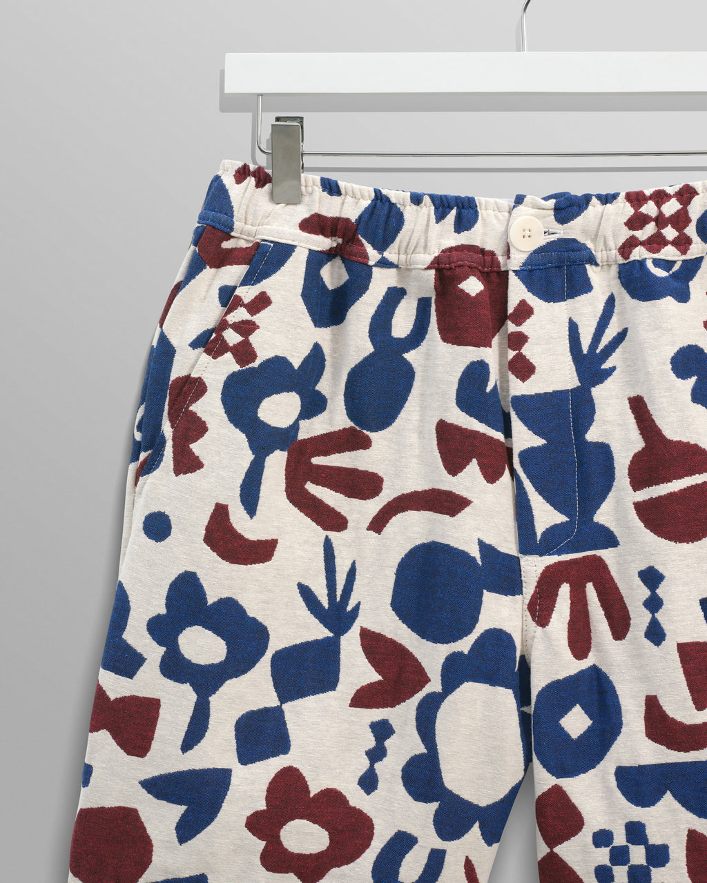 Kurt - Red And Blue Spin Jacquard Shorts