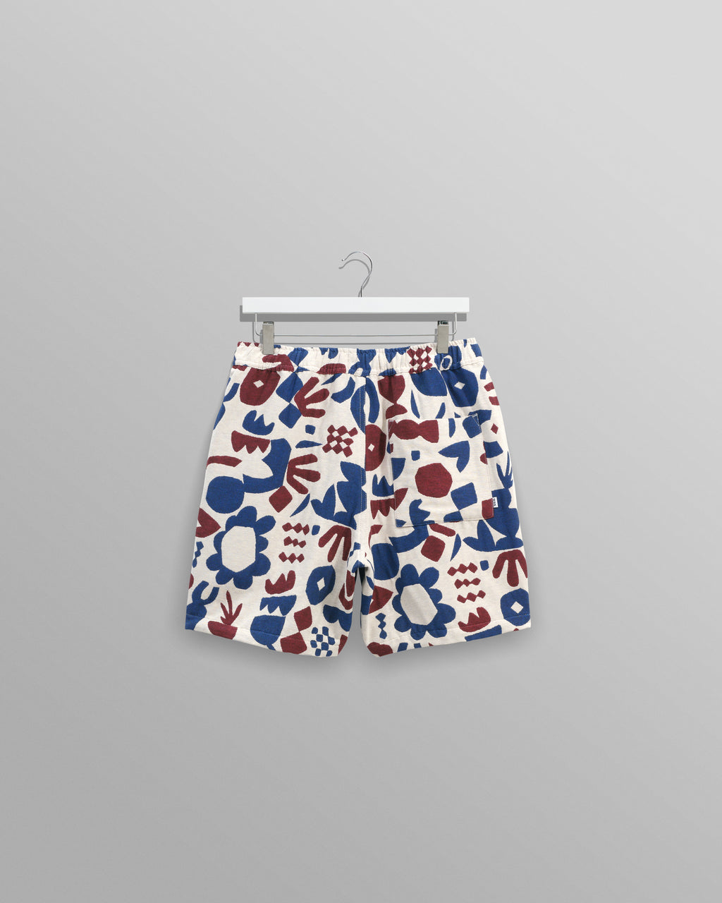 Kurt - Red And Blue Spin Jacquard Shorts