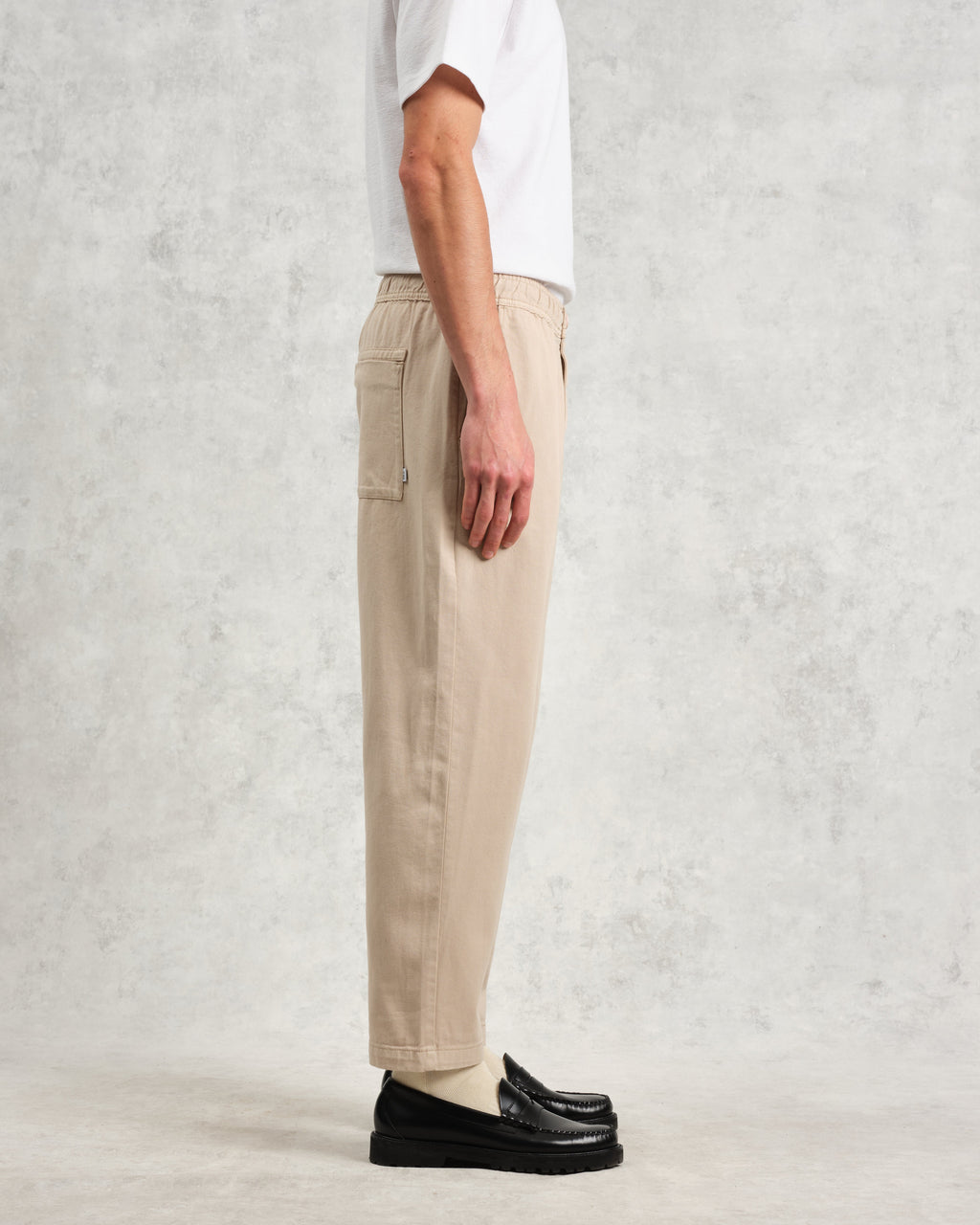 Kurt - Stone Organic Cotton Trousers
