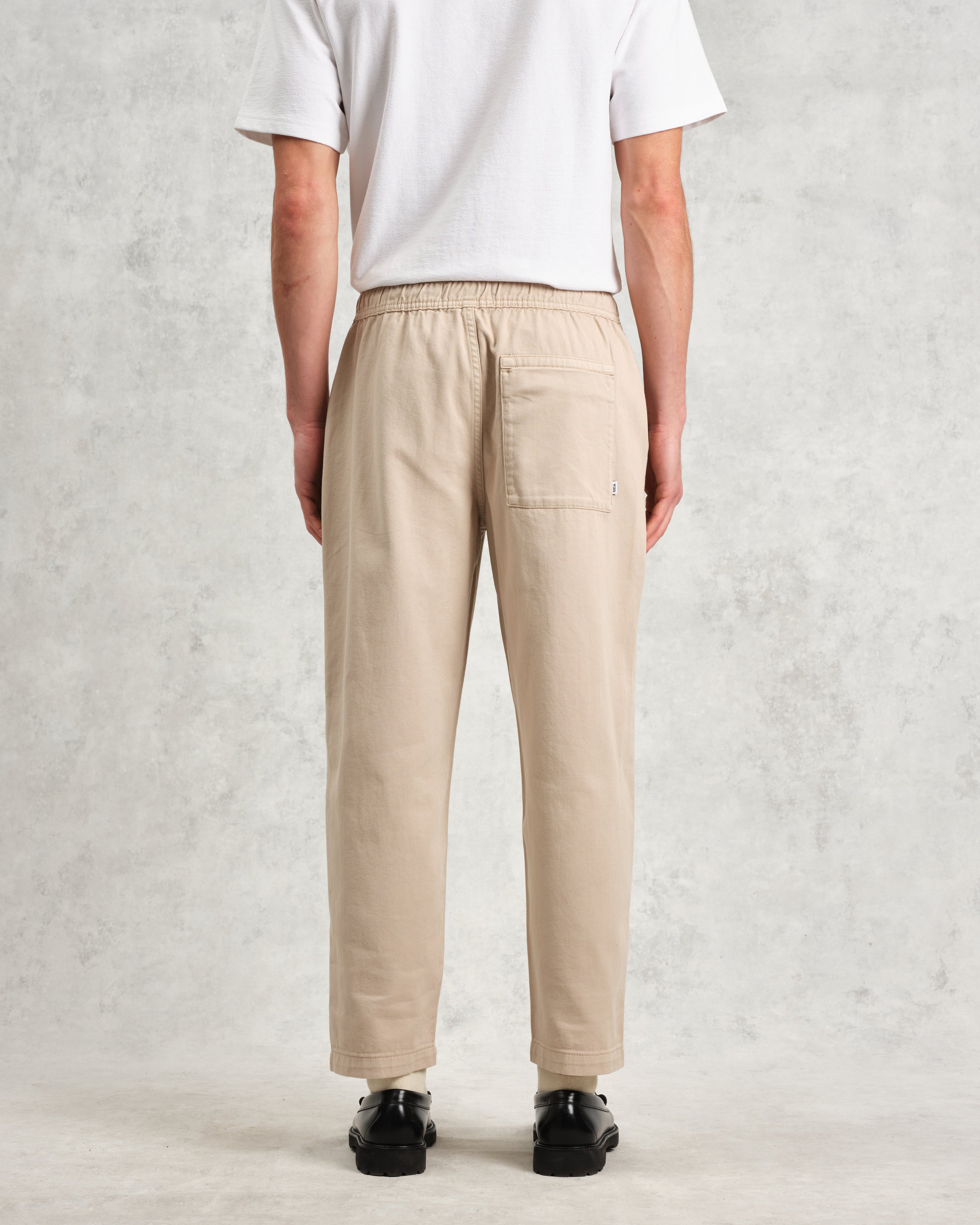 Kurt - Stone Organic Cotton Trousers