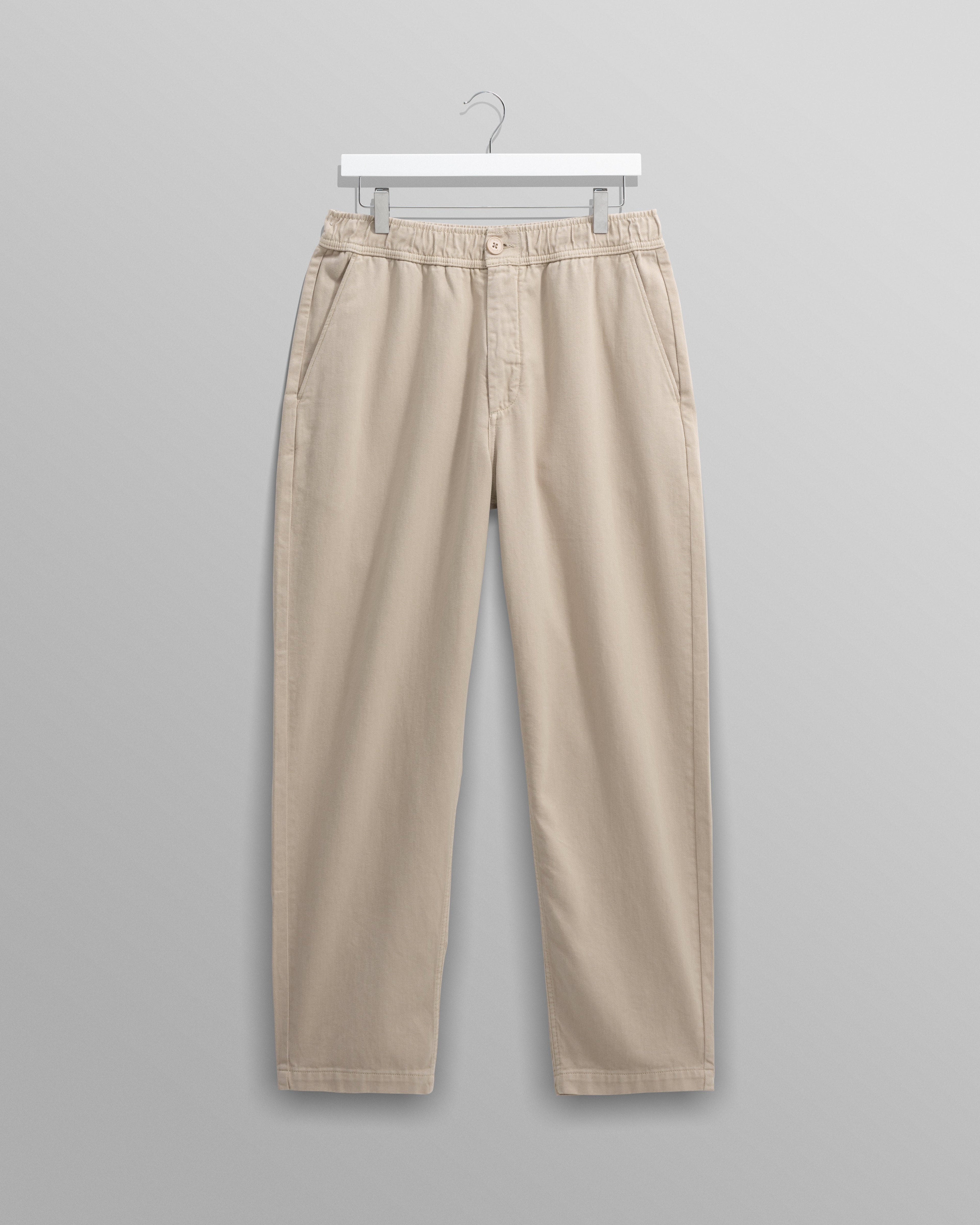 Kurt - Stone Organic Cotton Trousers