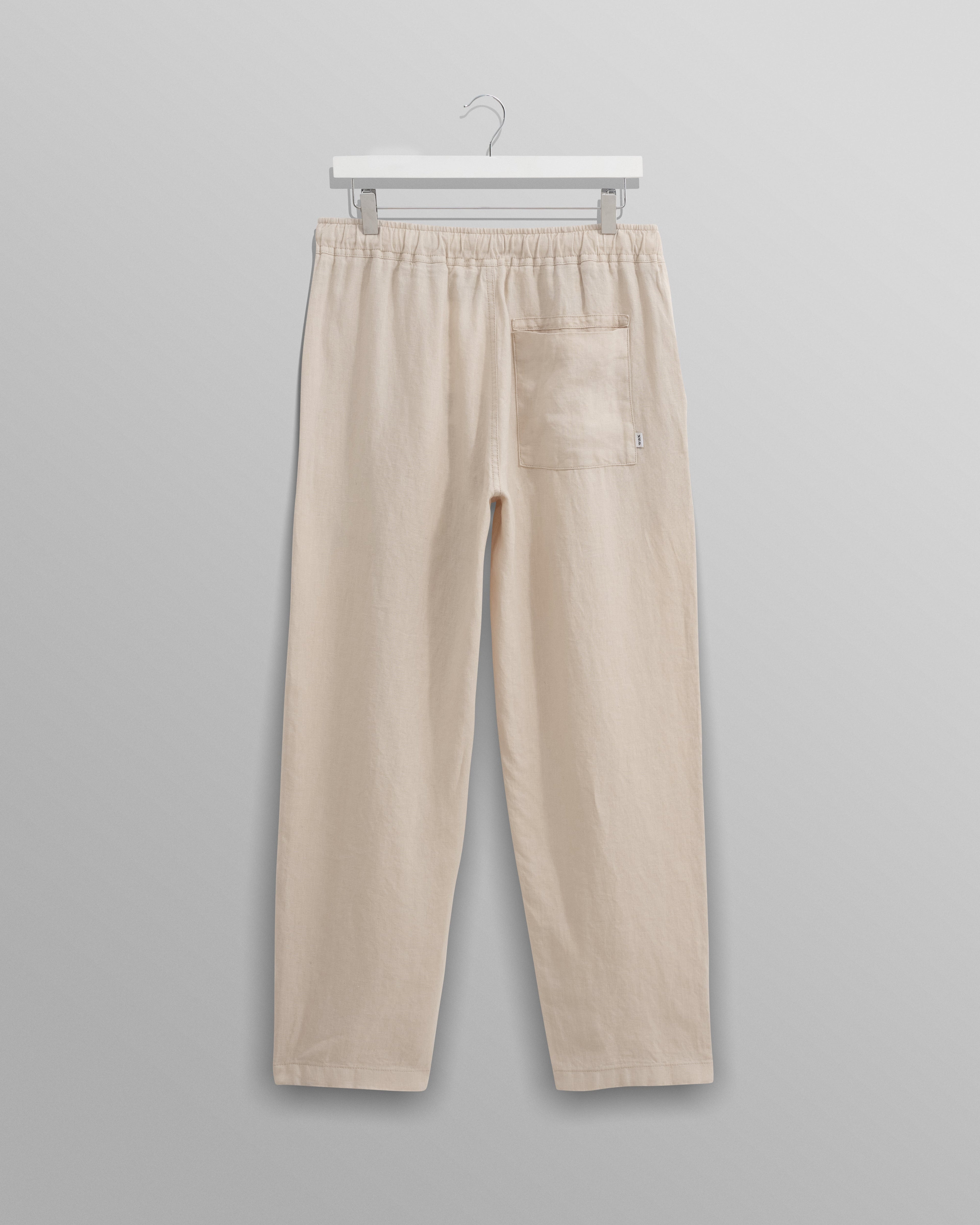 Kurt - Washed Beige Linen Trousers
