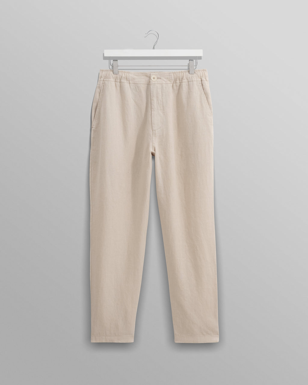 Kurt - Washed Beige Linen Trousers