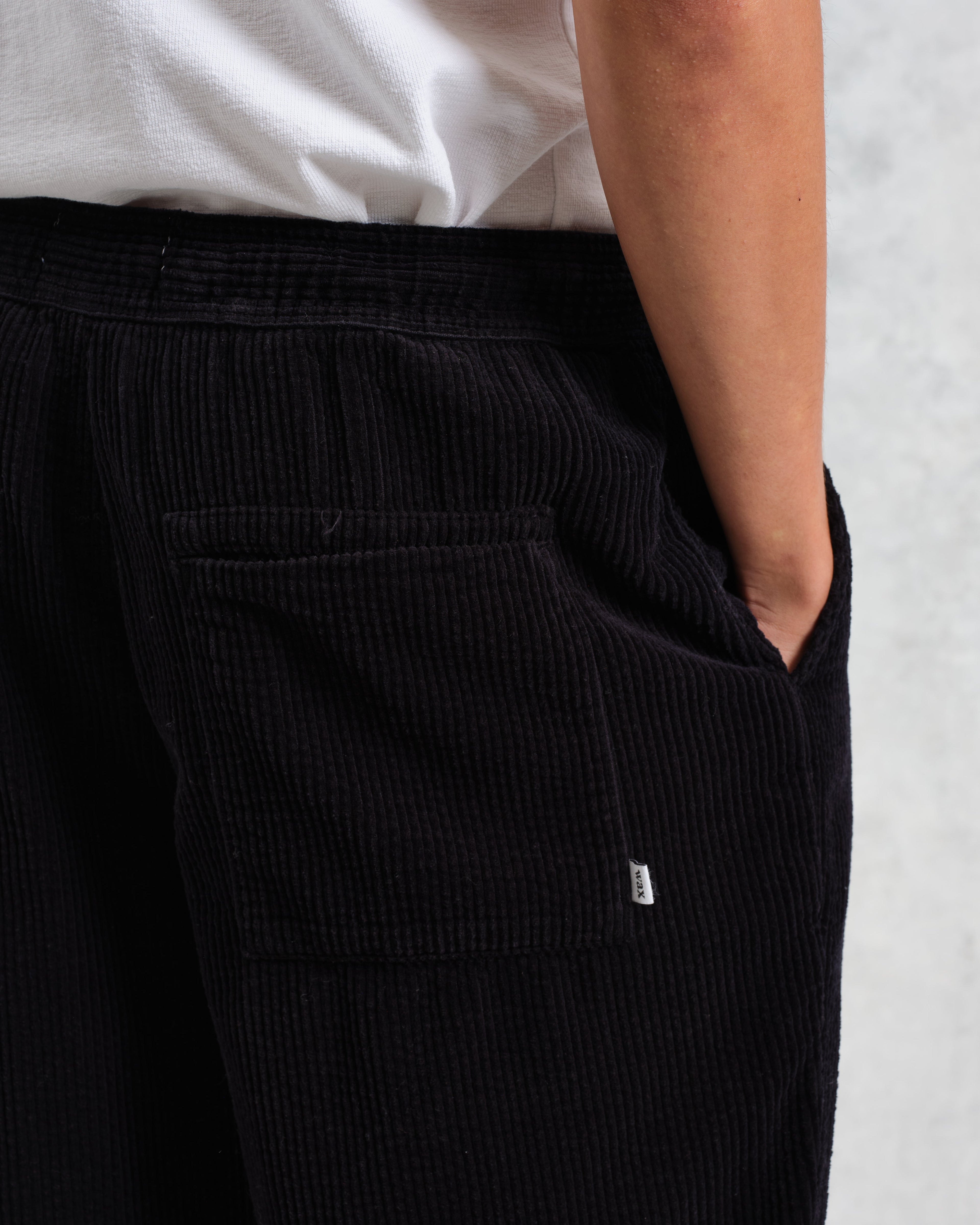 Kyle - Navy Jumbo Corduroy Trousers