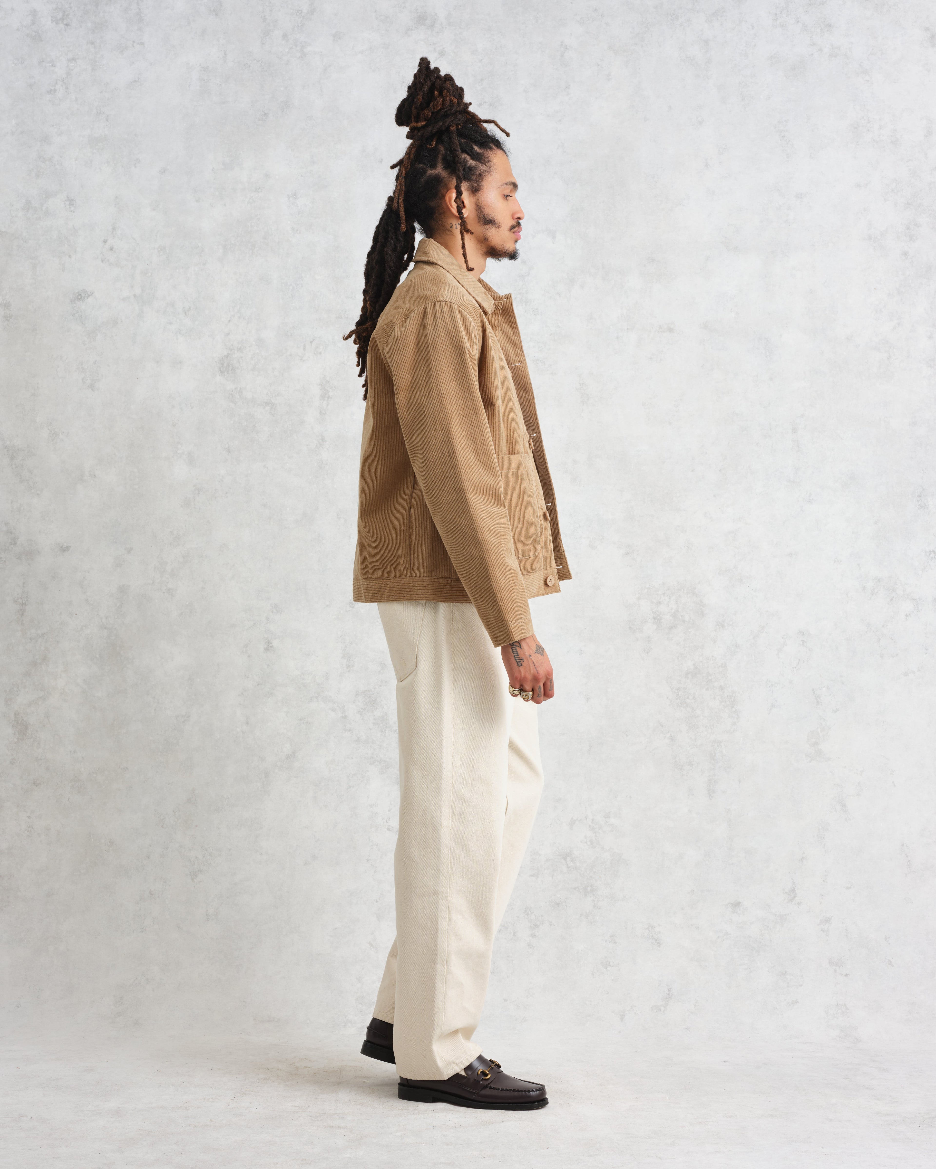Landmark - Sand Corduroy Chore Jacket