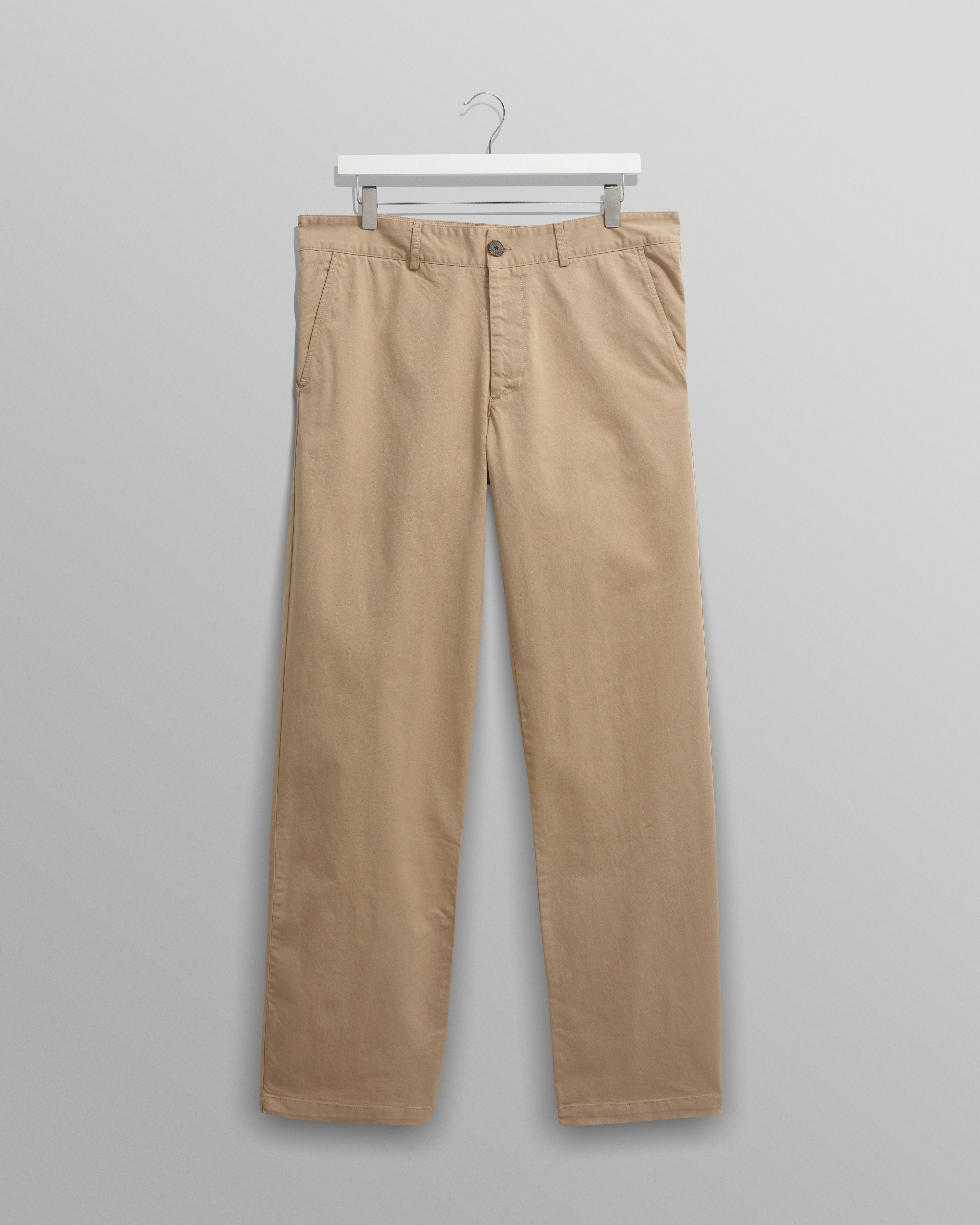 Marwood Trousers Beige Cotton Twill