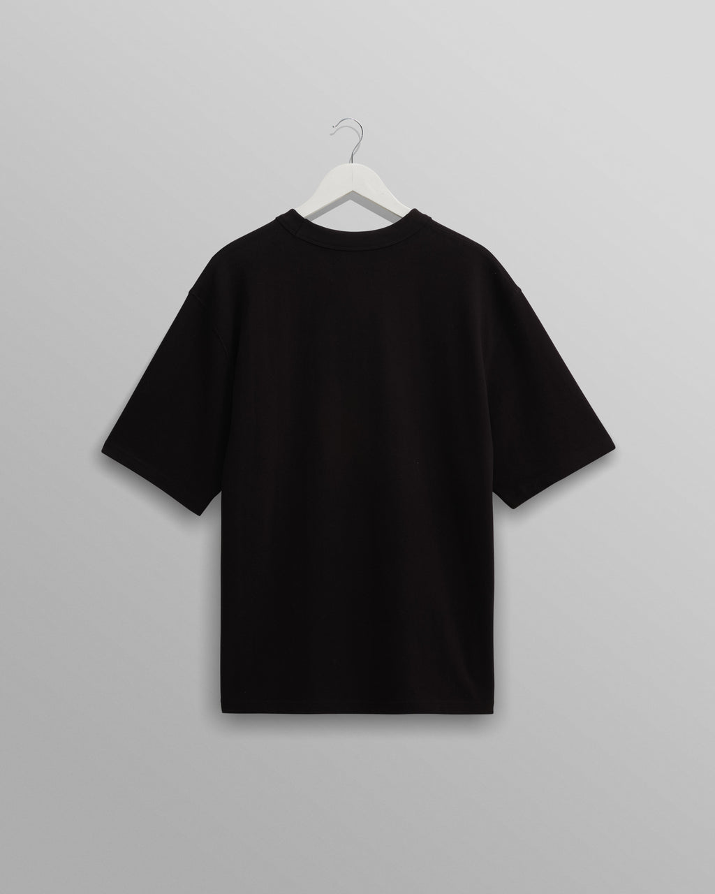 Milton - Black Organic Compact Cotton T-Shirt