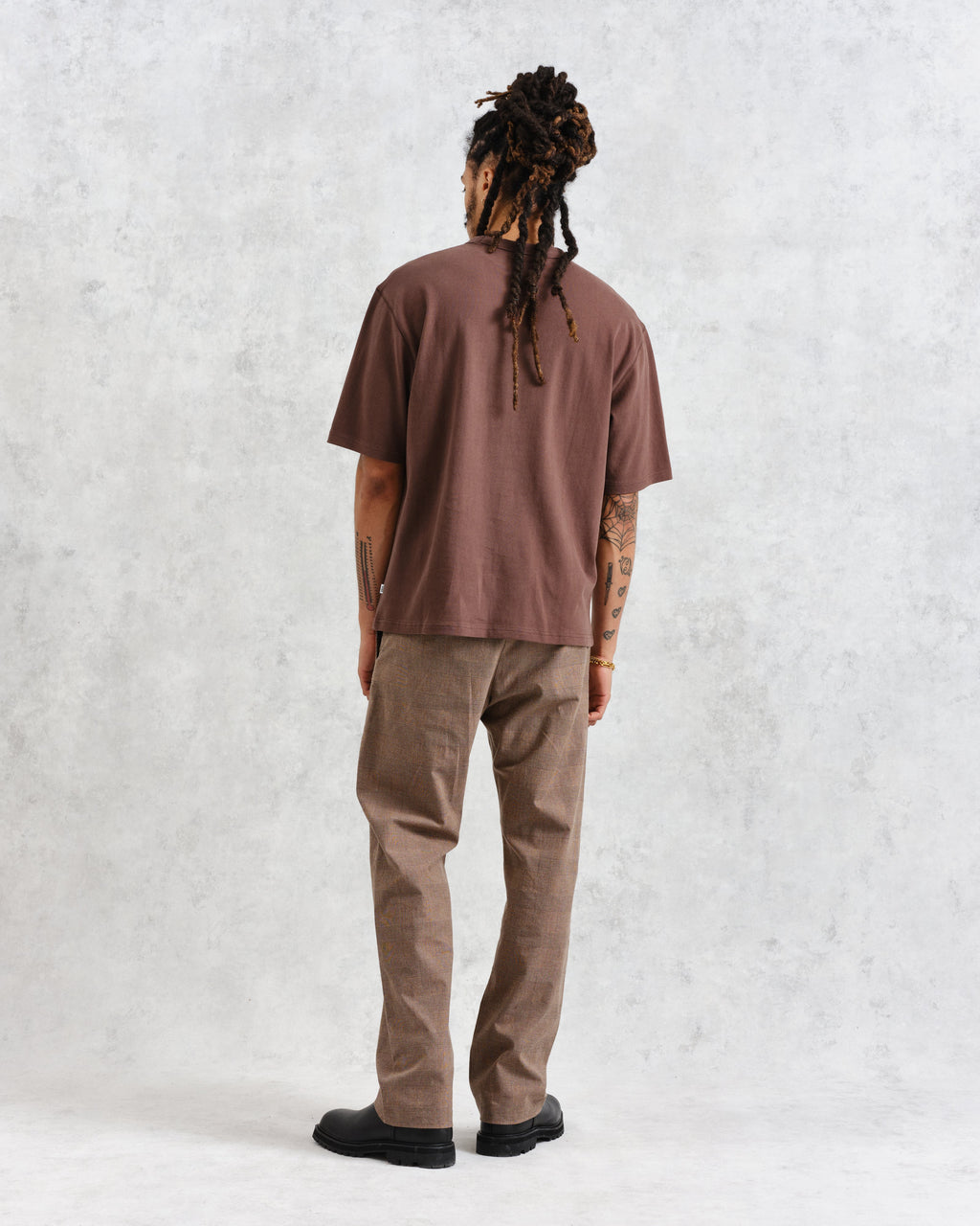 Milton - Brown Emerised Organic Cotton T-Shirt