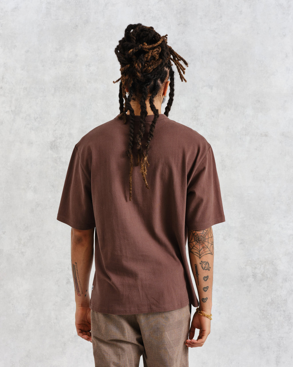 Milton - Brown Emerised Organic Cotton T-Shirt