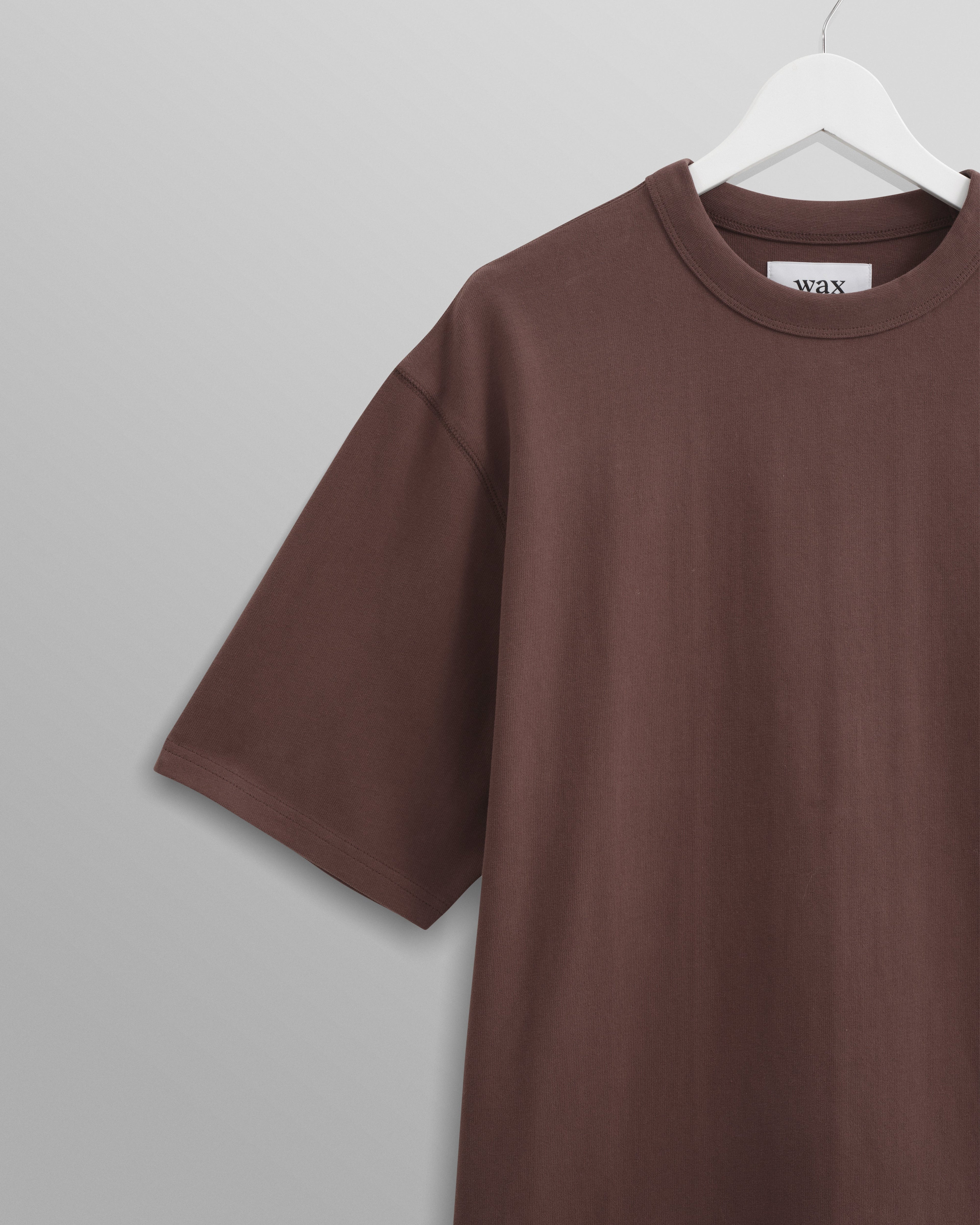 Milton - Brown Emerised Organic Cotton T-Shirt