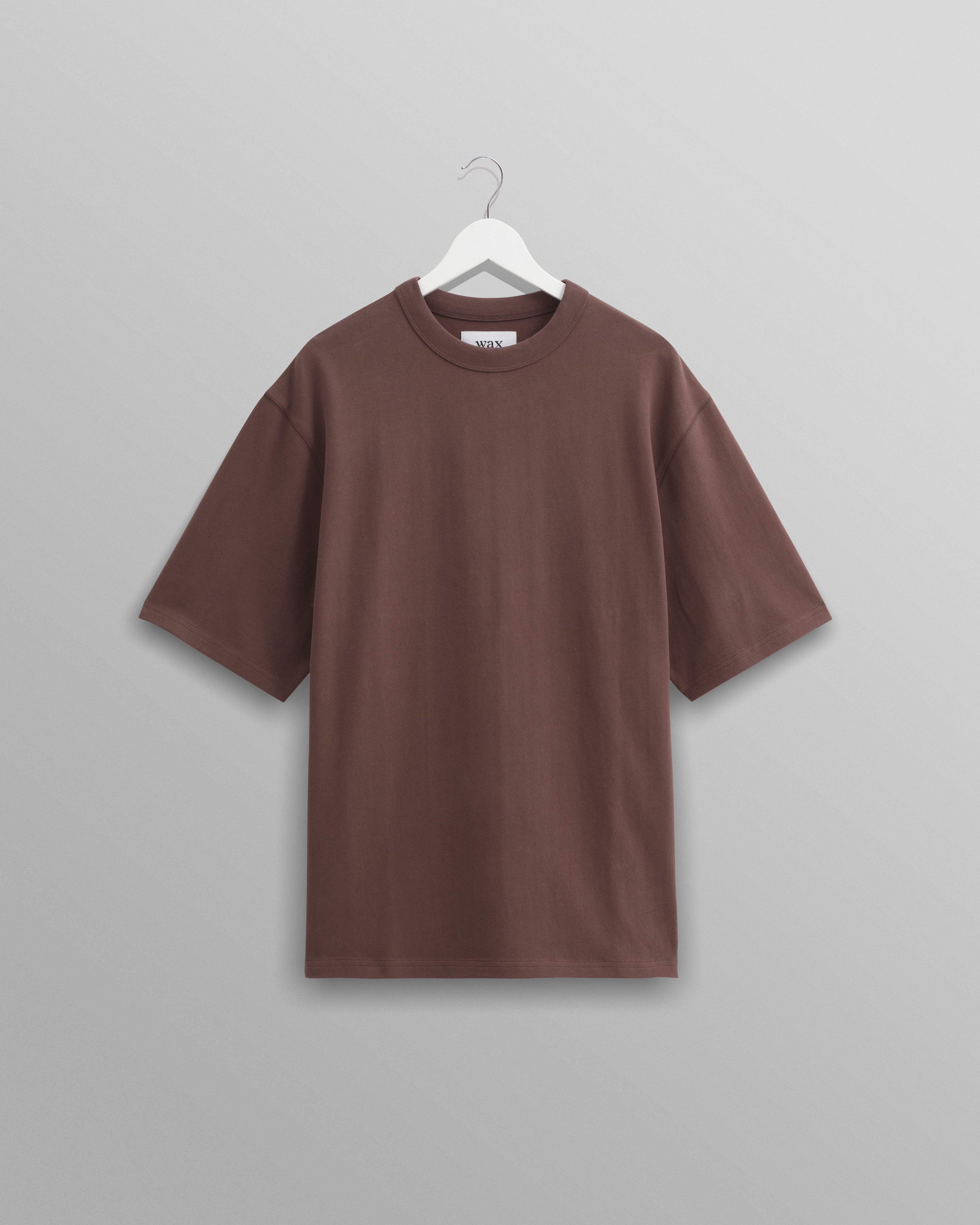 Milton - Brown Emerised Organic Cotton T-Shirt