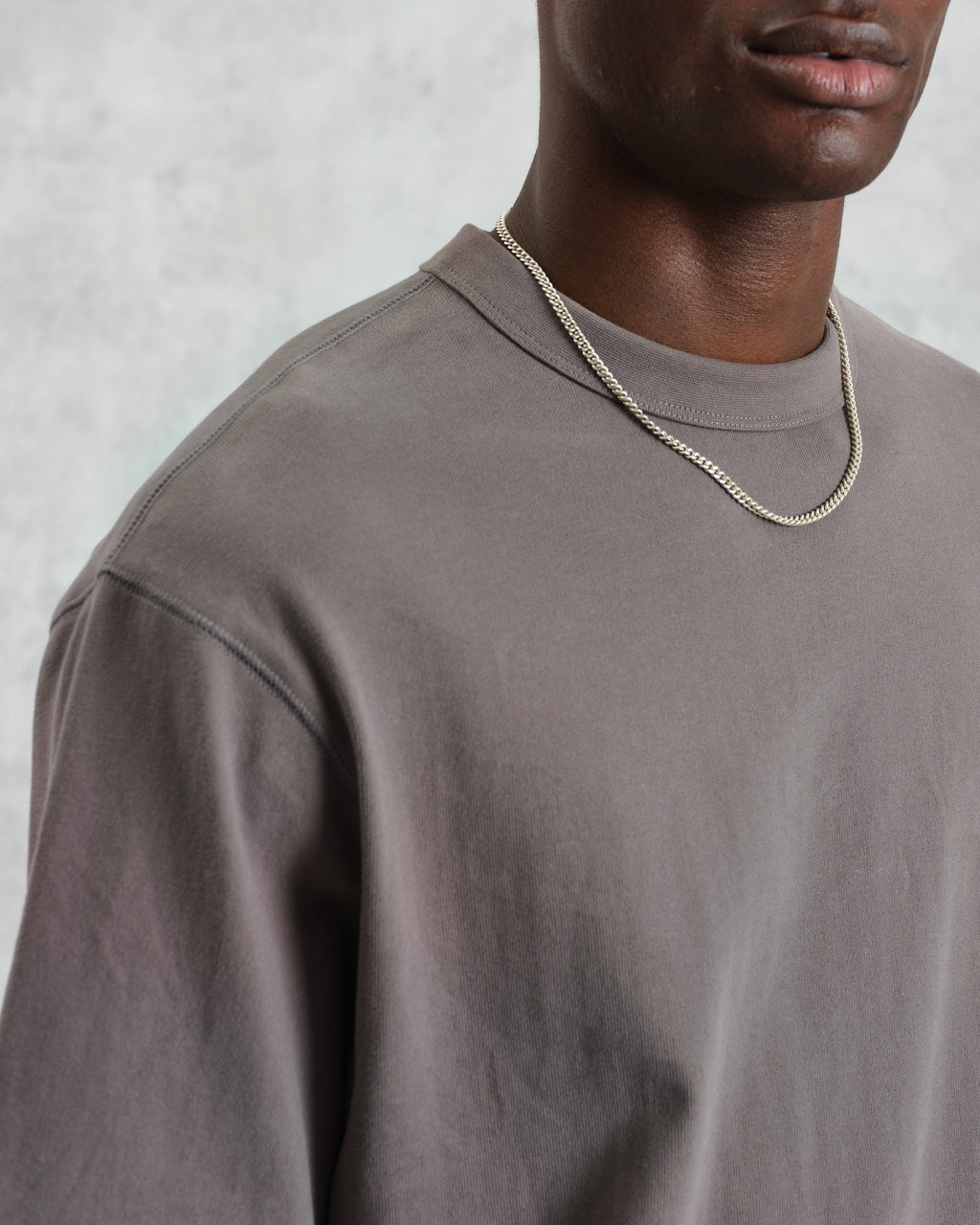 Milton - Dark Grey Emerised Organic Cotton T-Shirt