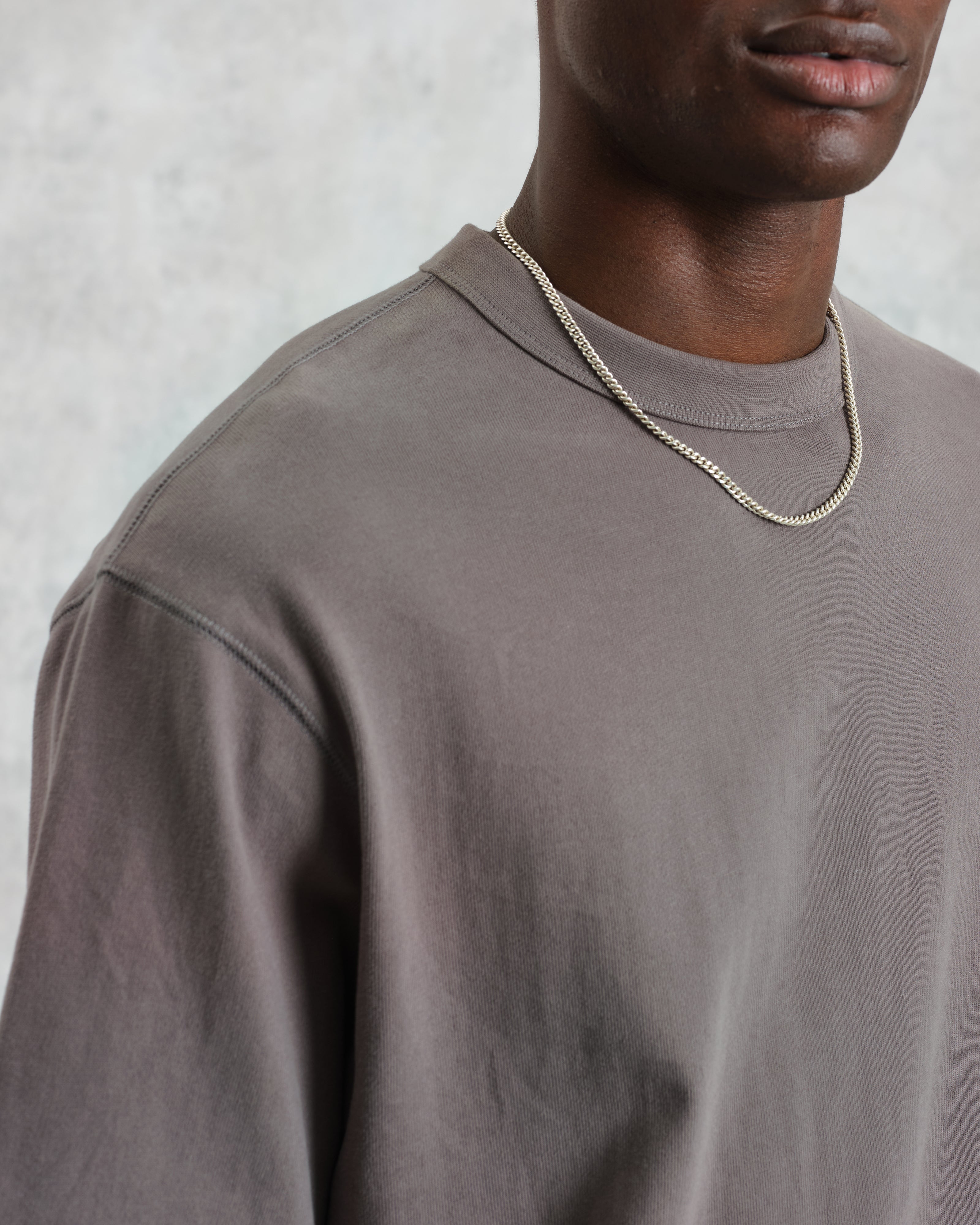 Milton - Dark Grey Emerised Organic Cotton T-Shirt