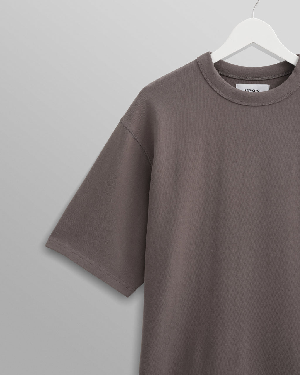 Milton - Dark Grey Emerised Organic Cotton T-Shirt