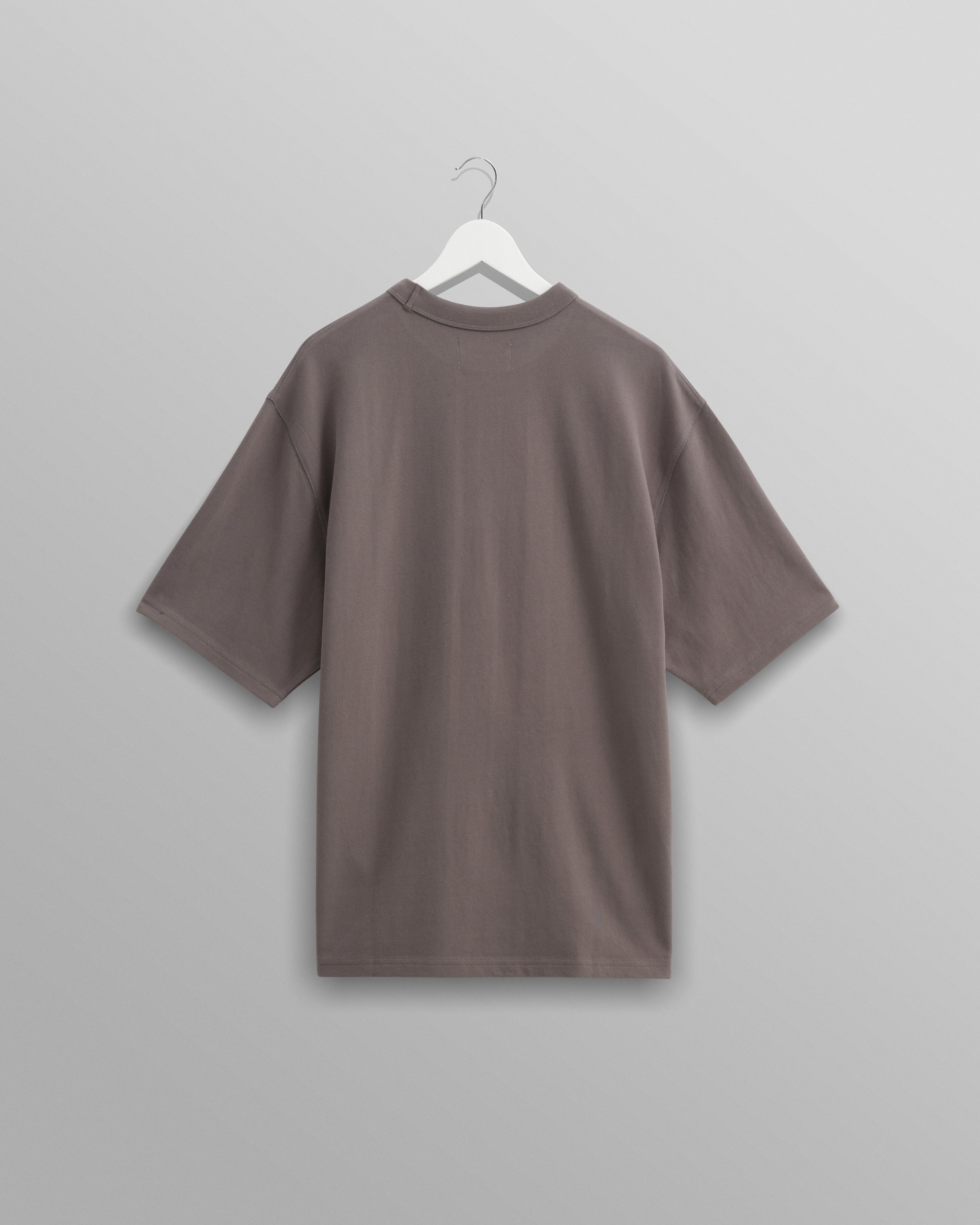 Milton - Dark Grey Emerised Organic Cotton T-Shirt
