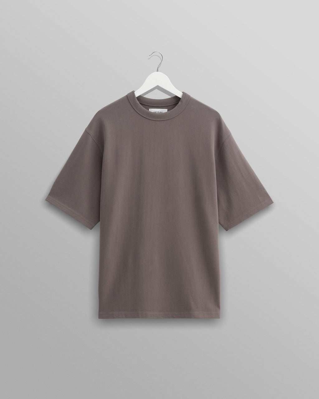 Milton - Dark Grey Emerised Organic Cotton T-Shirt