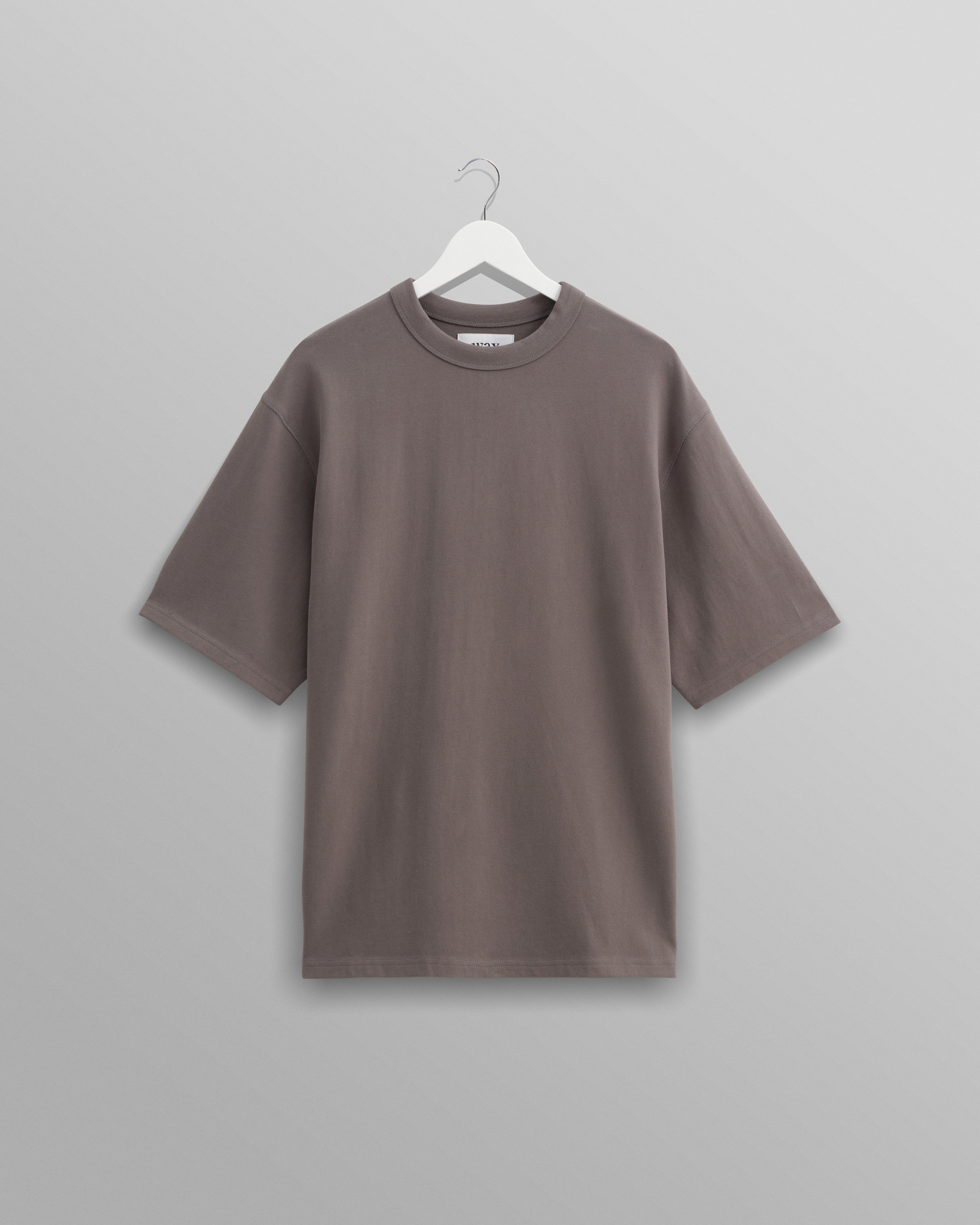 Milton - Dark Grey Emerised Organic Cotton T-Shirt