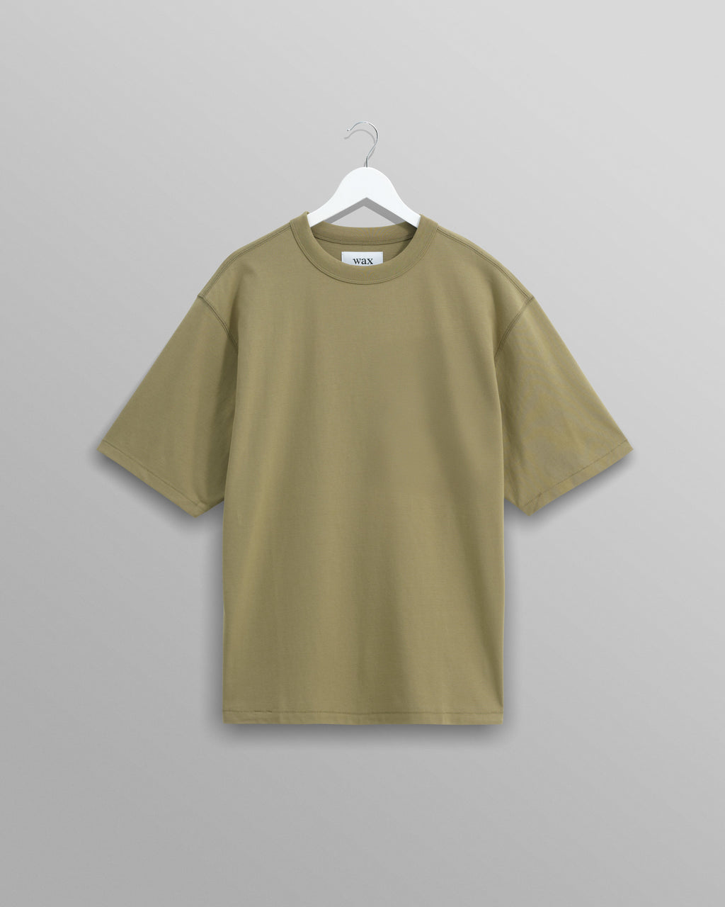 Milton - Khaki Green Organic Compact Cotton T-Shirt