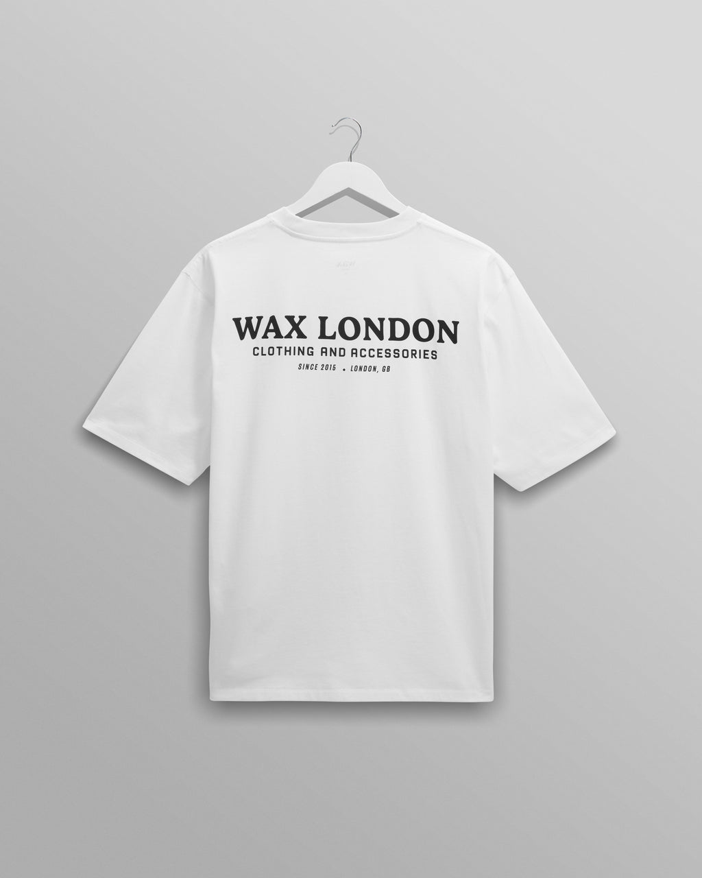 Milton - White Stacked Text Graphic Organic Cotton T-Shirt
