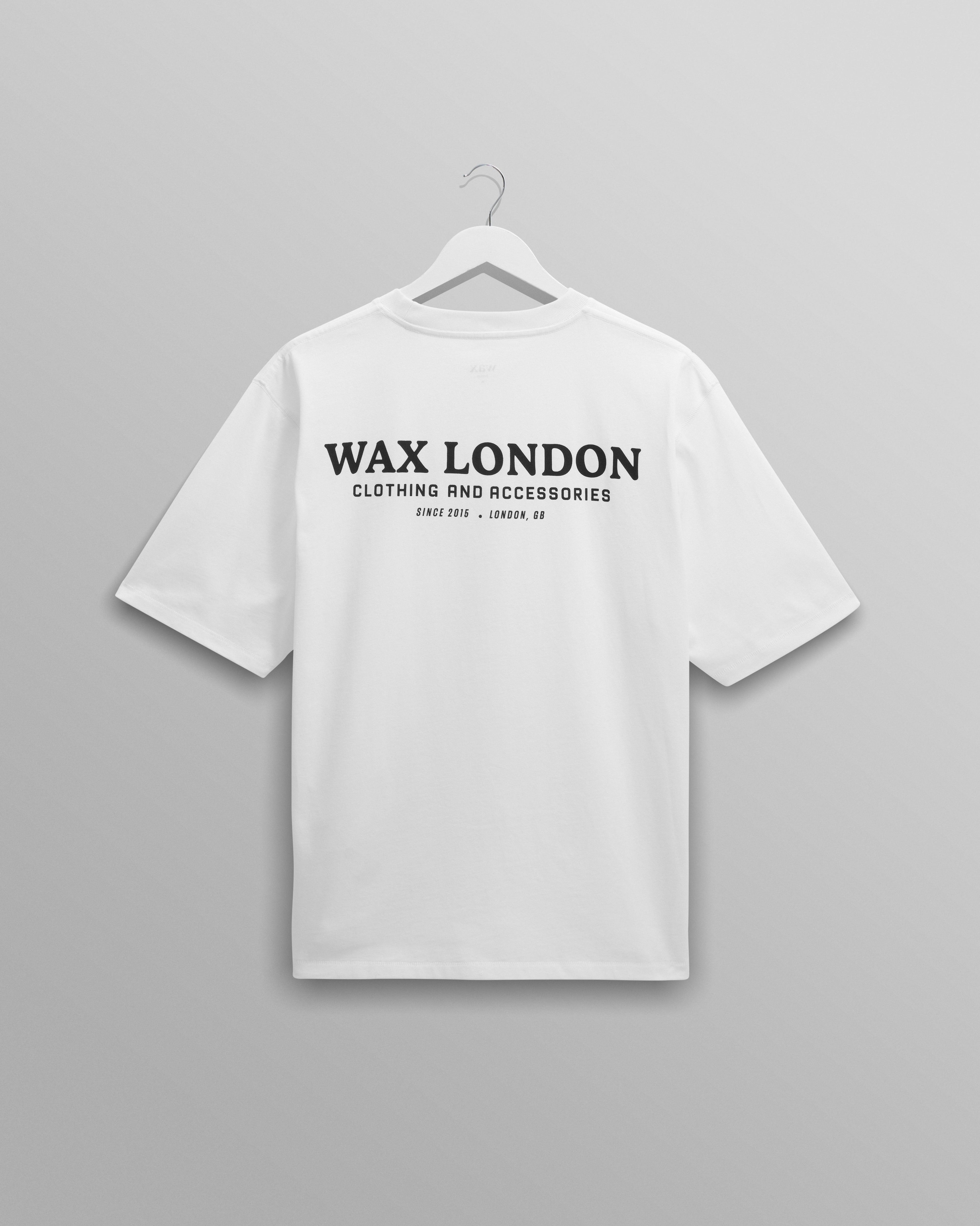 Milton - White Stacked Text Graphic Organic Cotton T-Shirt