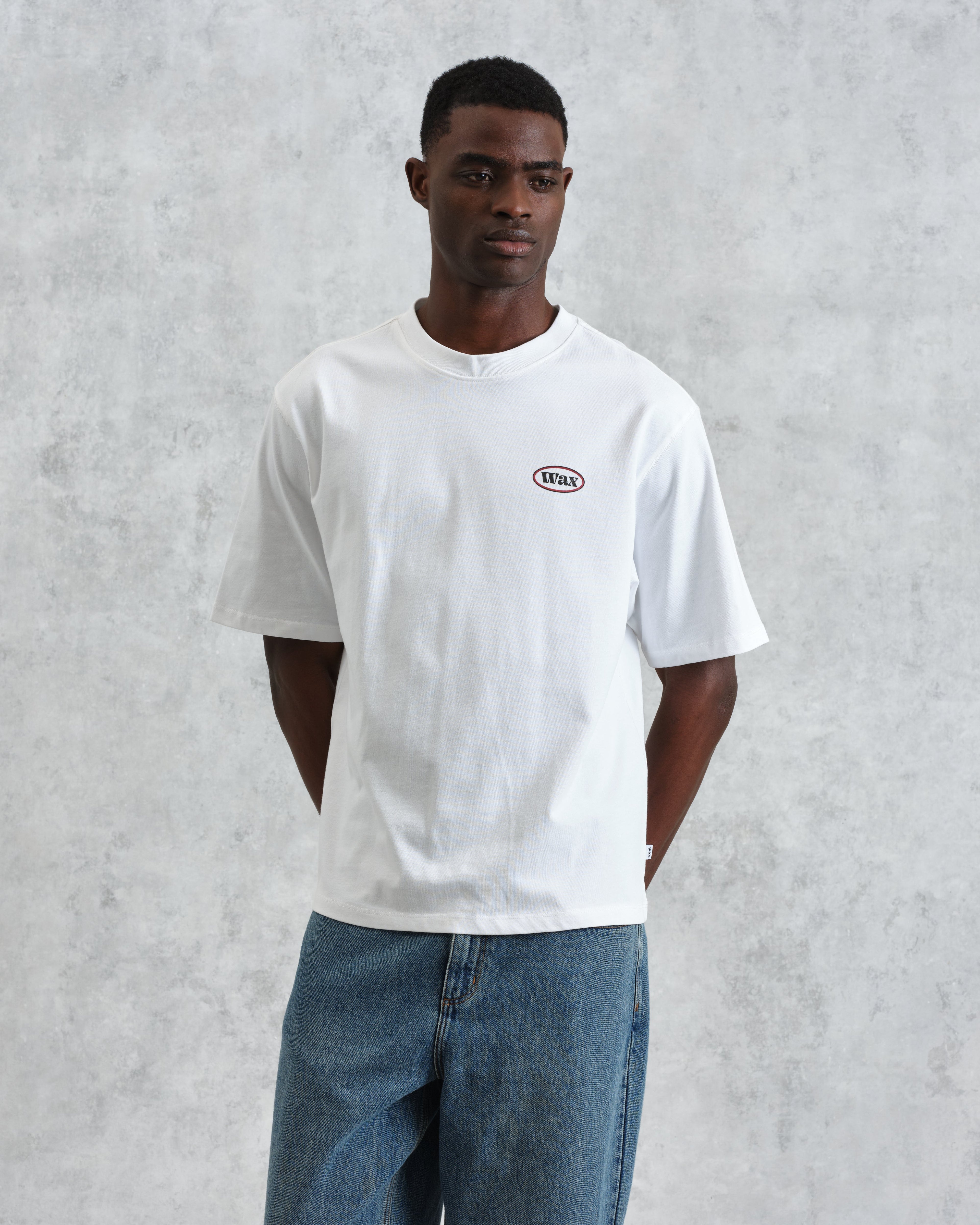 Milton - White Getaway Graphic Cotton T-Shirt