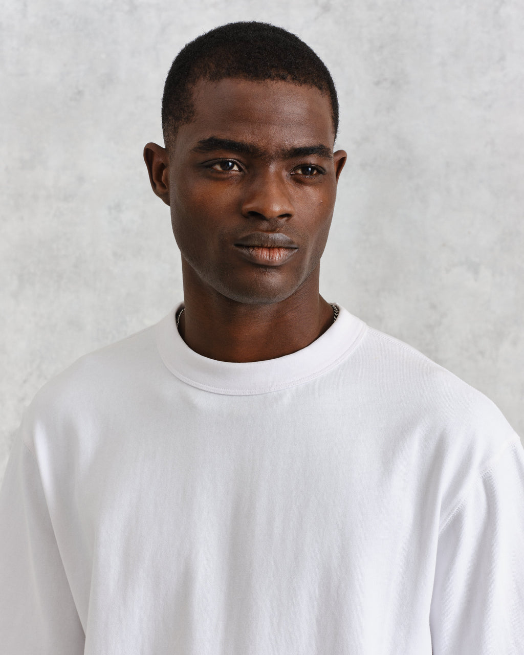 Milton - White Organic Compact Cotton T-Shirt